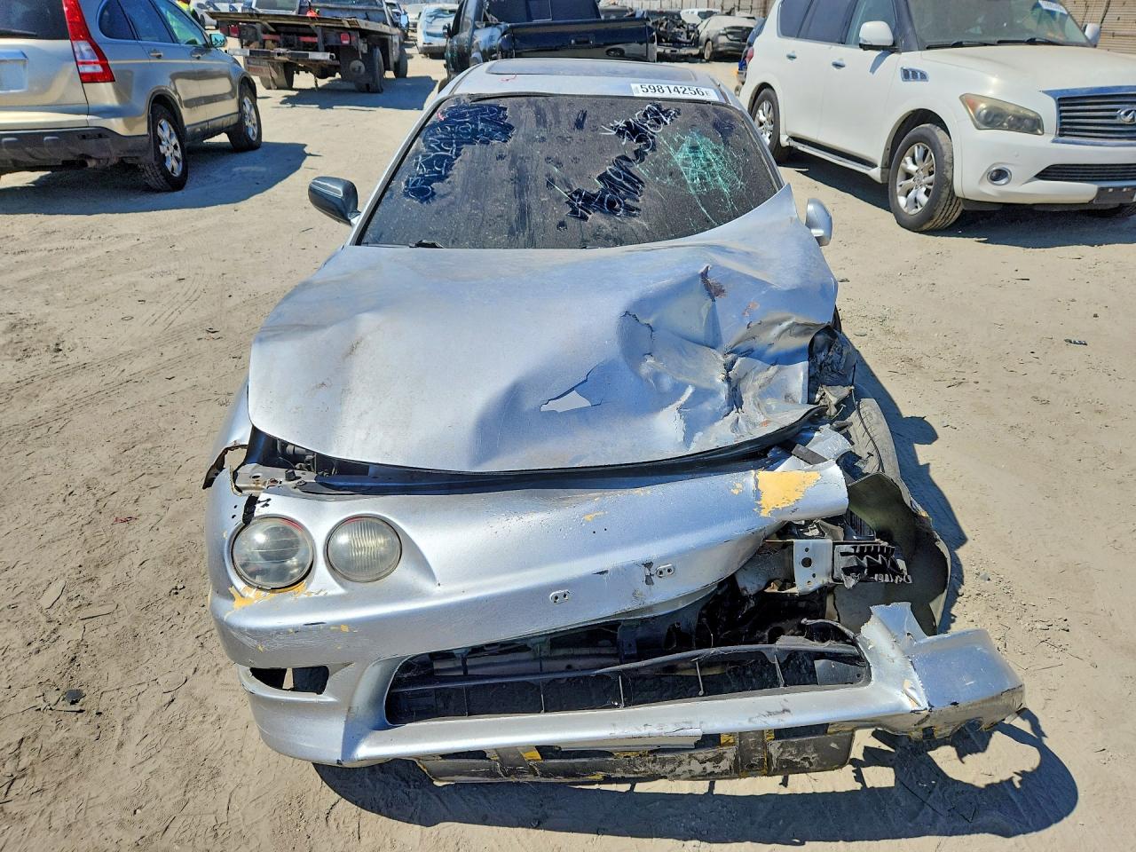 1996 Acura Integra Se Серебряный vin: JH4DB7560TS003182