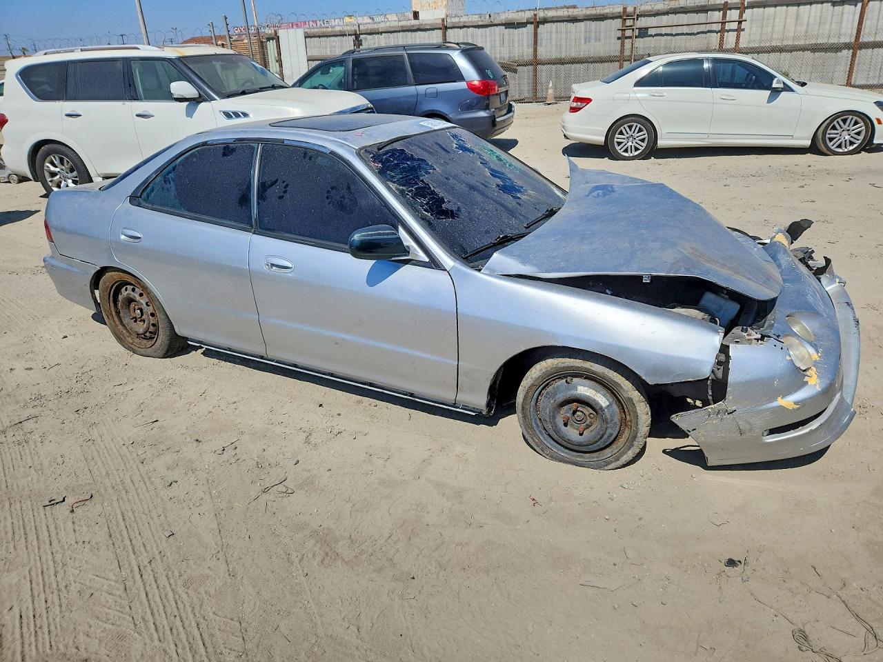 1996 Acura Integra Se Серебряный vin: JH4DB7560TS003182