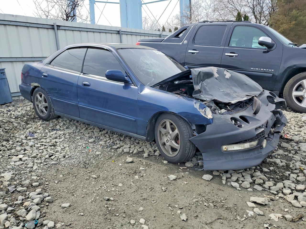 1997 Acura Integra Ls Синий vin: JH4DB7650VS000887