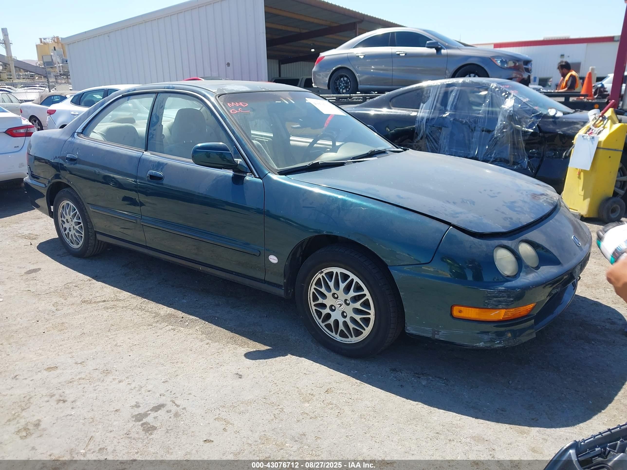 1998 Acura Integra Ls Green vin: JH4DB7651WS000768