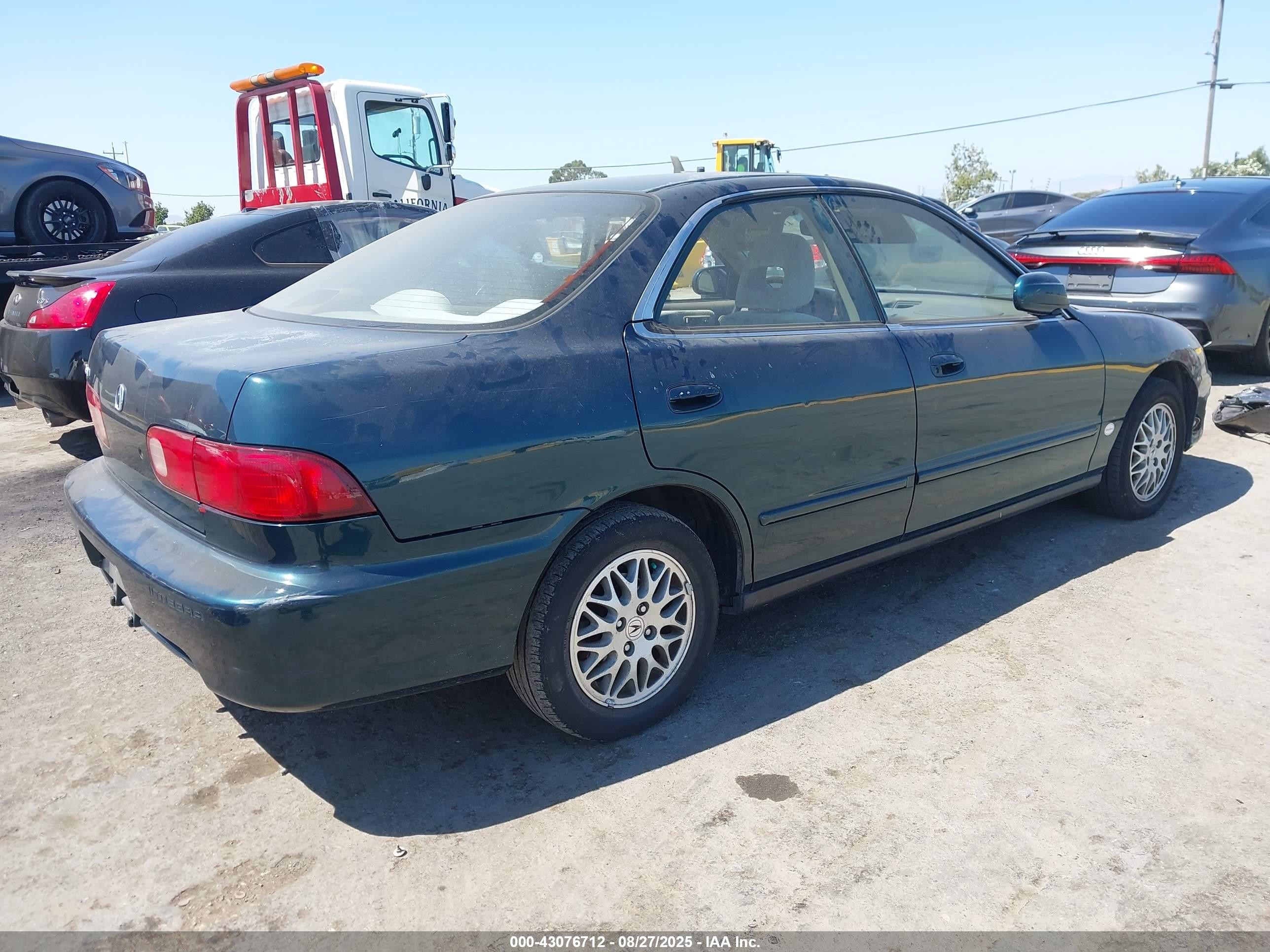 1998 Acura Integra Ls Green vin: JH4DB7651WS000768