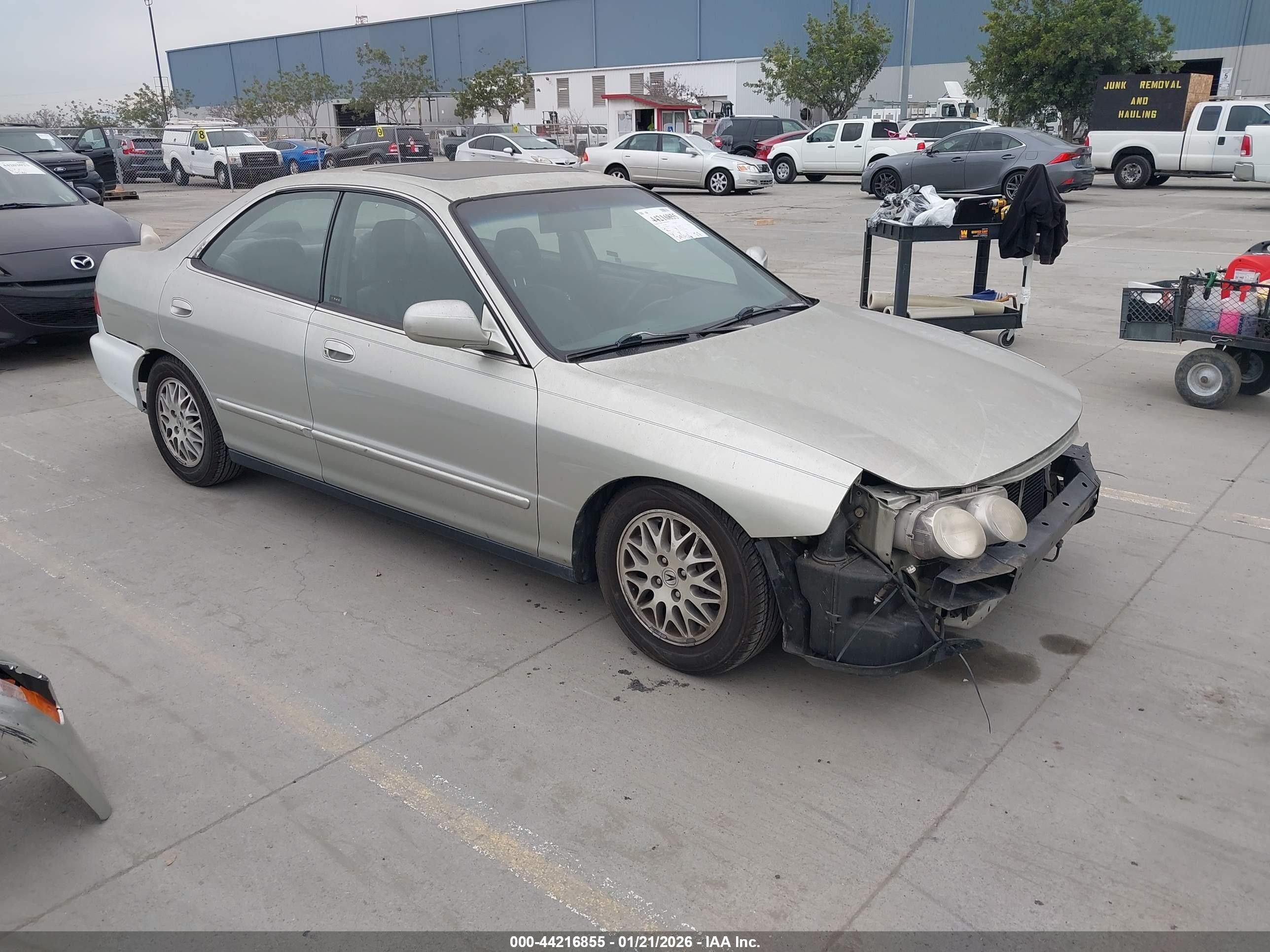 1998 Acura Integra Ls Gray vin: JH4DB7651WS003864