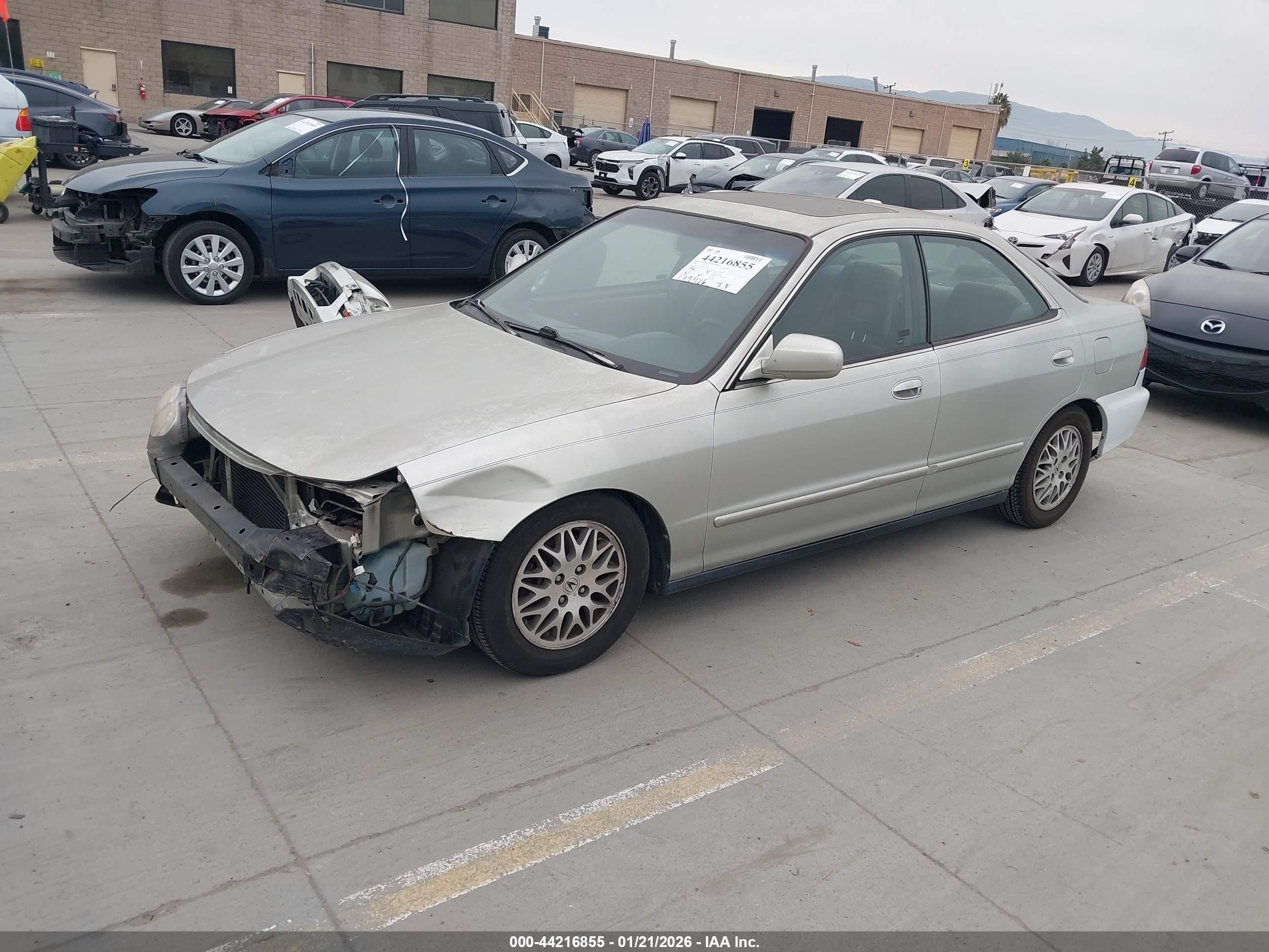1998 Acura Integra Ls Gray vin: JH4DB7651WS003864