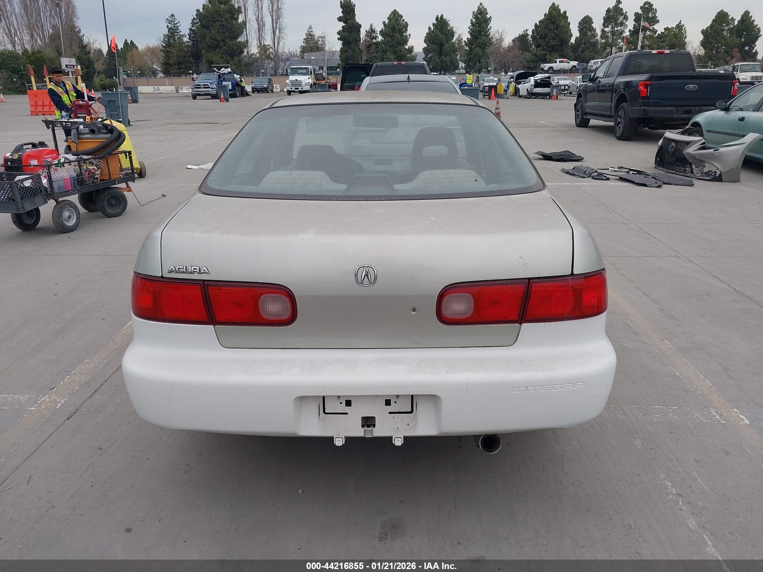 1998 Acura Integra Ls Gray vin: JH4DB7651WS003864