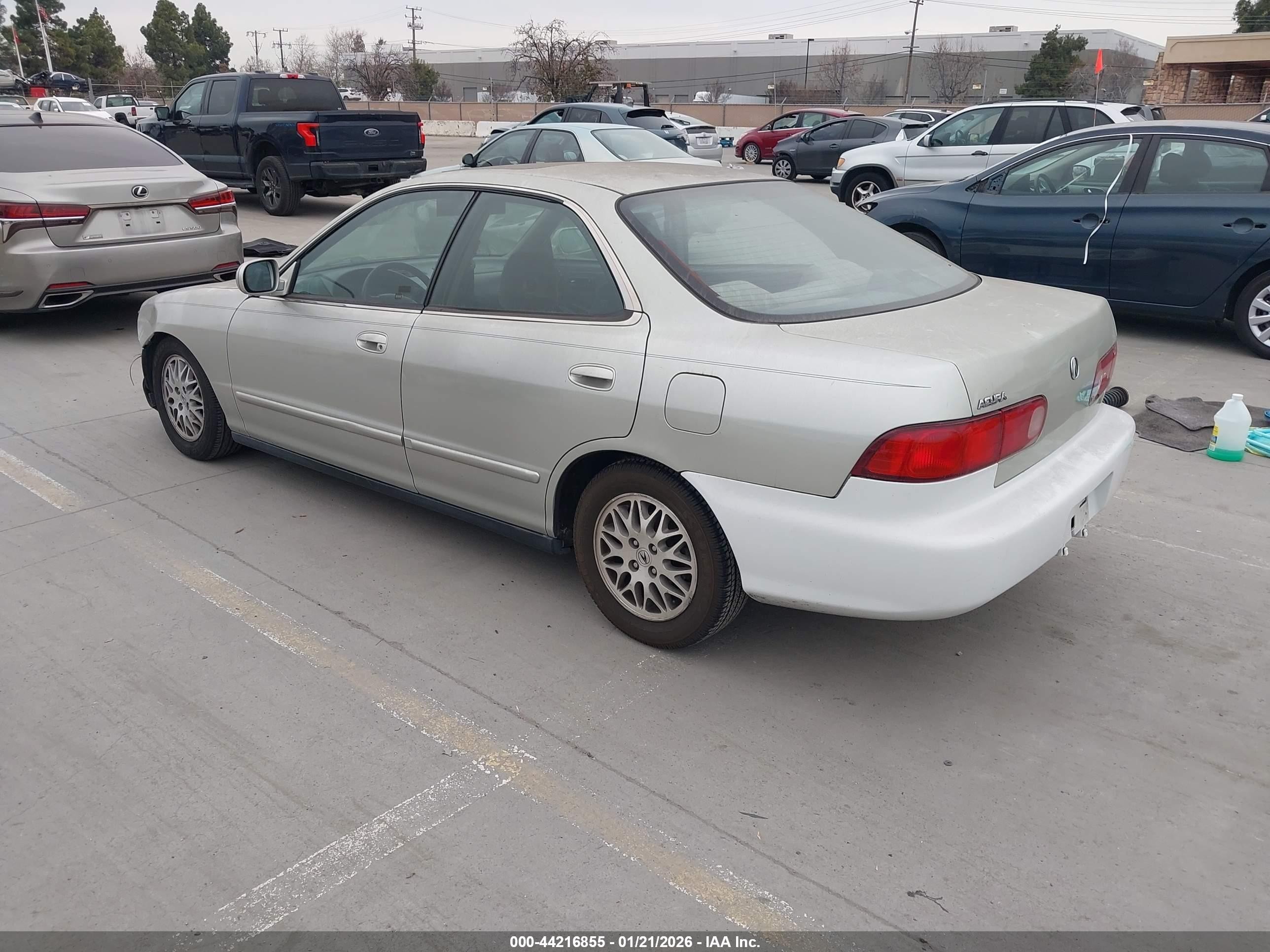 1998 Acura Integra Ls Gray vin: JH4DB7651WS003864