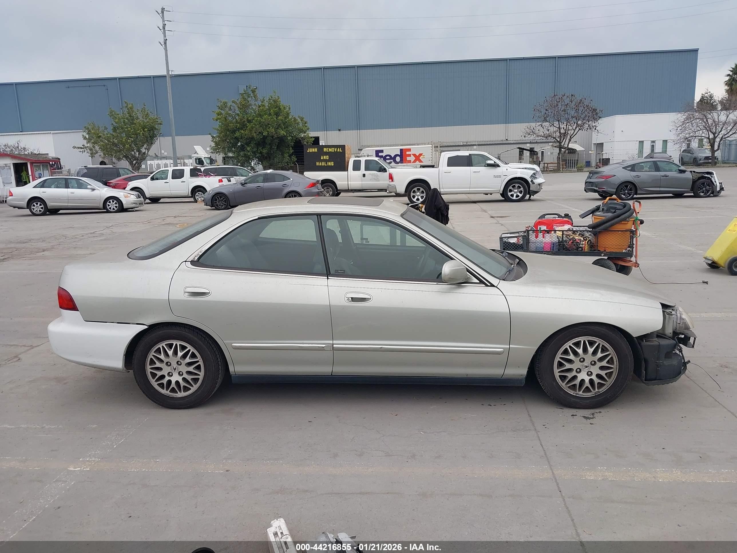 1998 Acura Integra Ls Gray vin: JH4DB7651WS003864