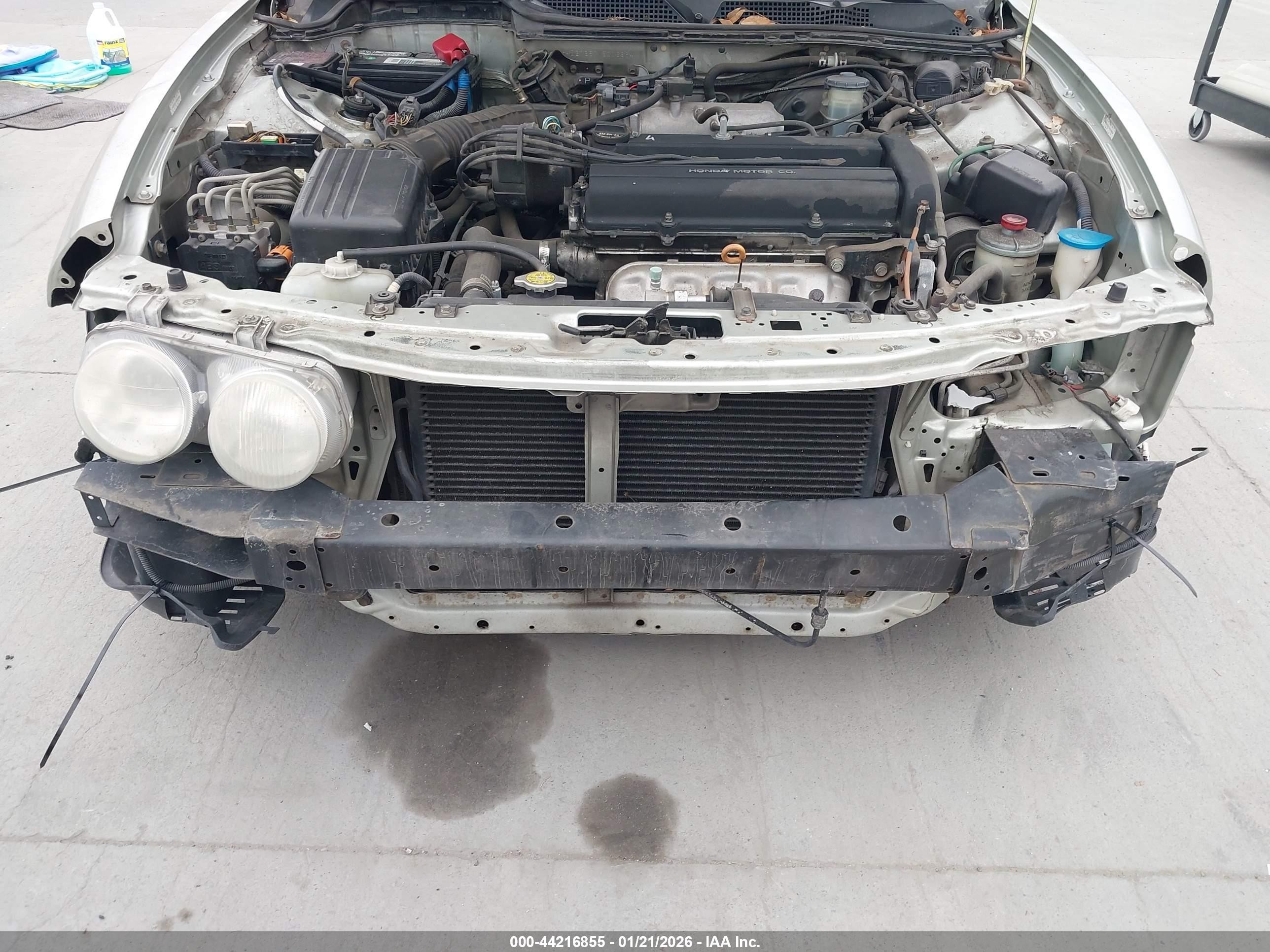 1998 Acura Integra Ls Gray vin: JH4DB7651WS003864