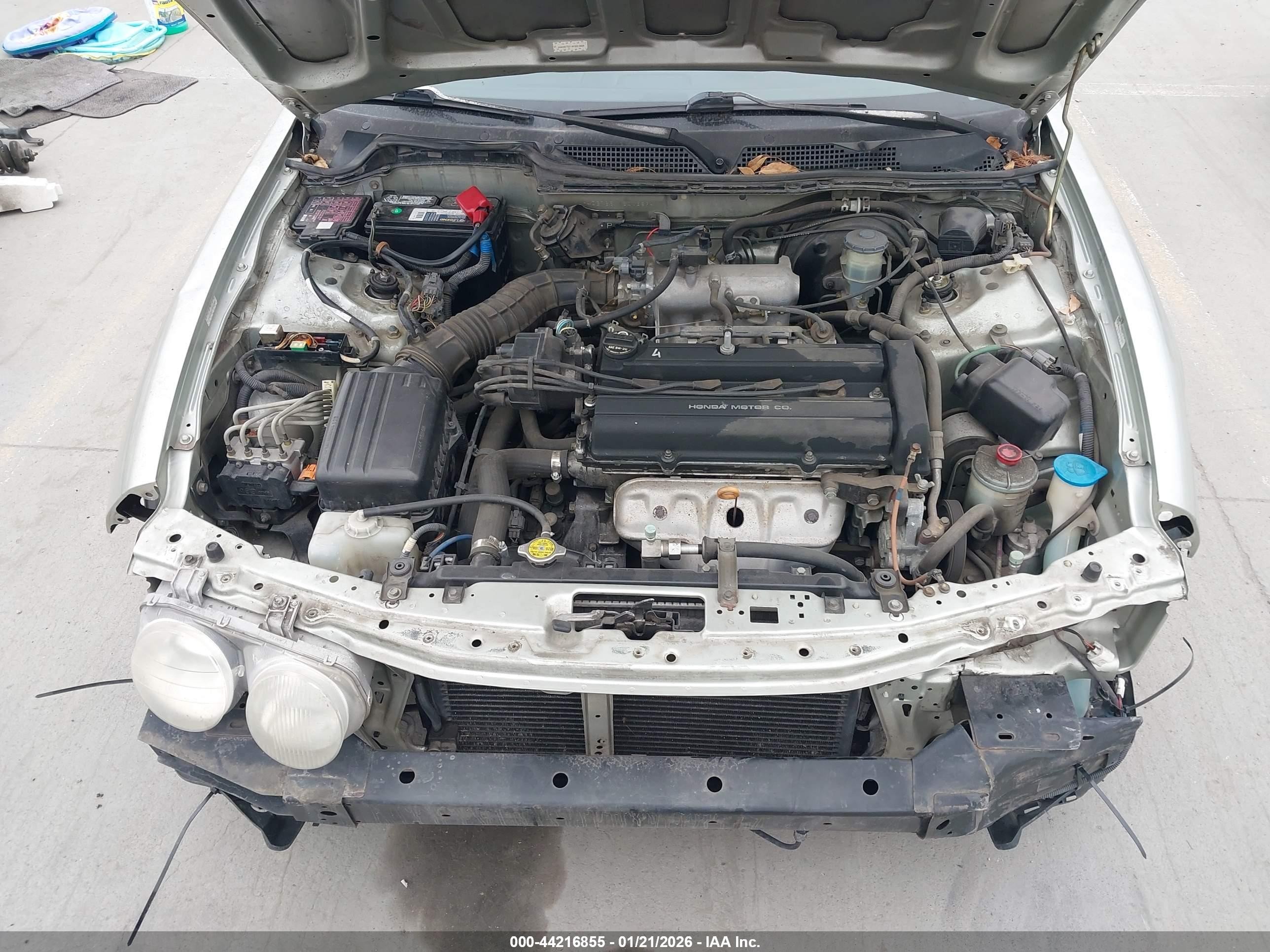 1998 Acura Integra Ls Gray vin: JH4DB7651WS003864
