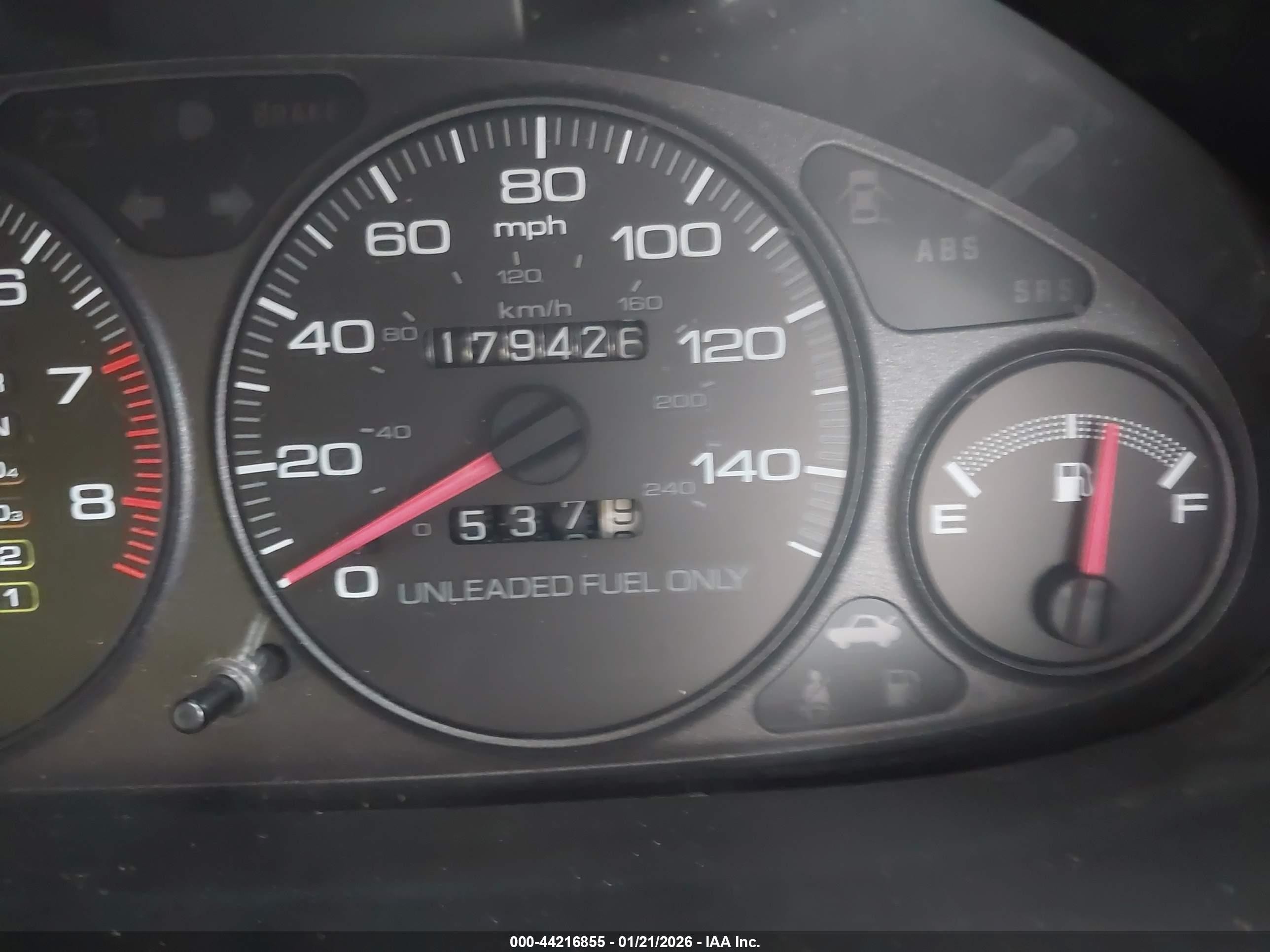 1998 Acura Integra Ls Gray vin: JH4DB7651WS003864