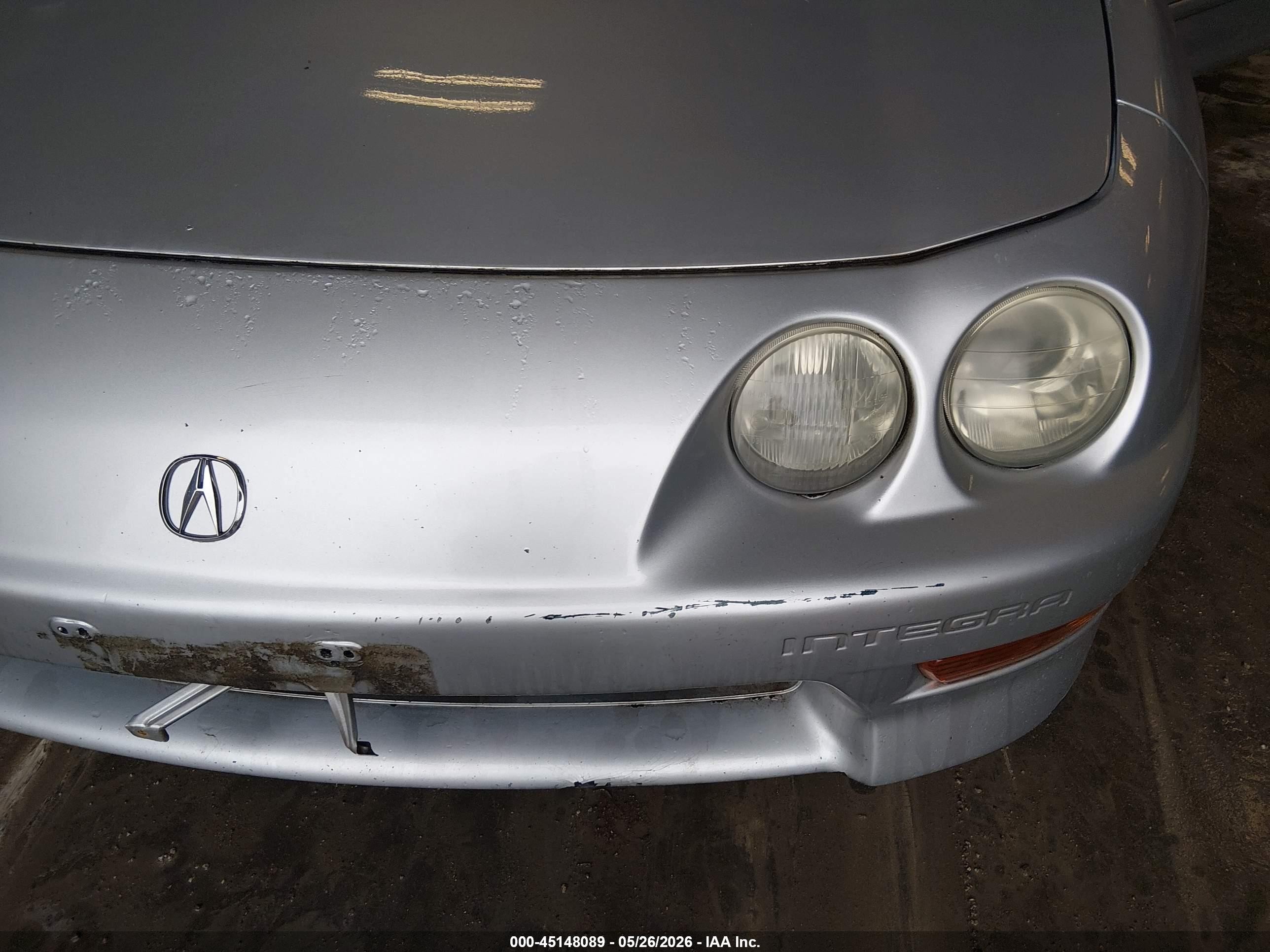 2000 Acura Integra Ls Silver vin: JH4DB7651YS004323