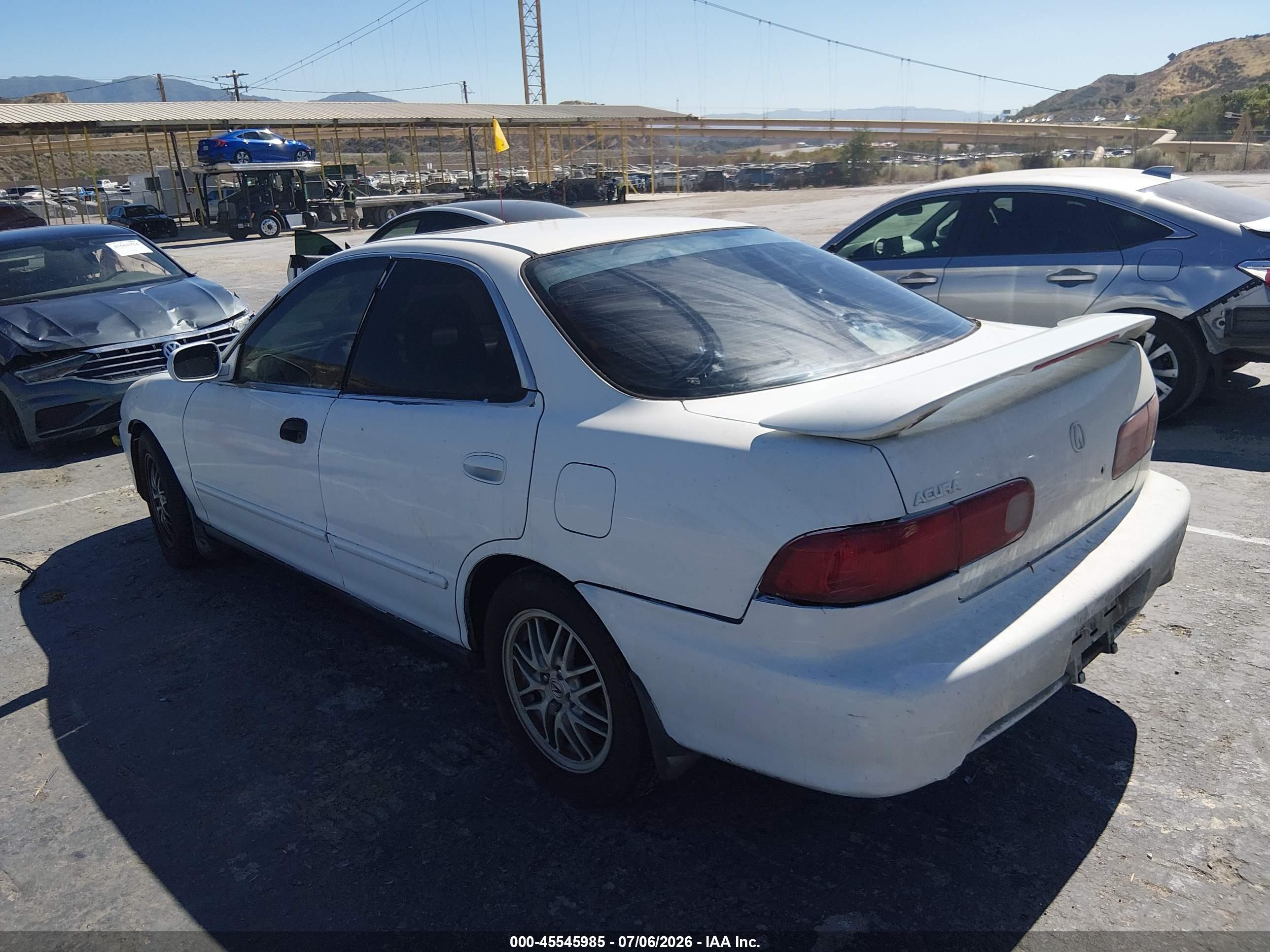 1999 Acura Integra Ls White vin: JH4DB7652XS001879
