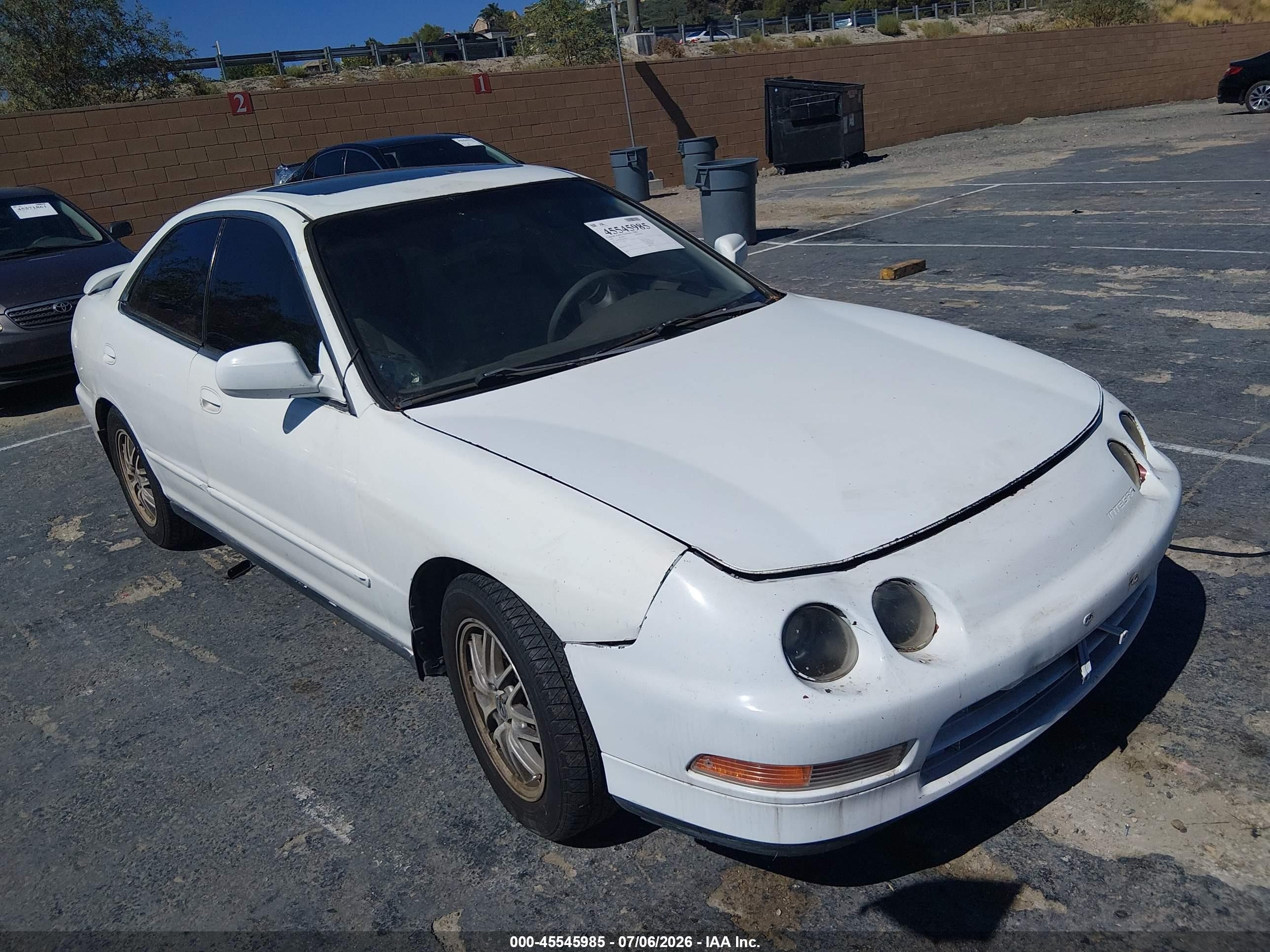 1999 Acura Integra Ls White vin: JH4DB7652XS001879