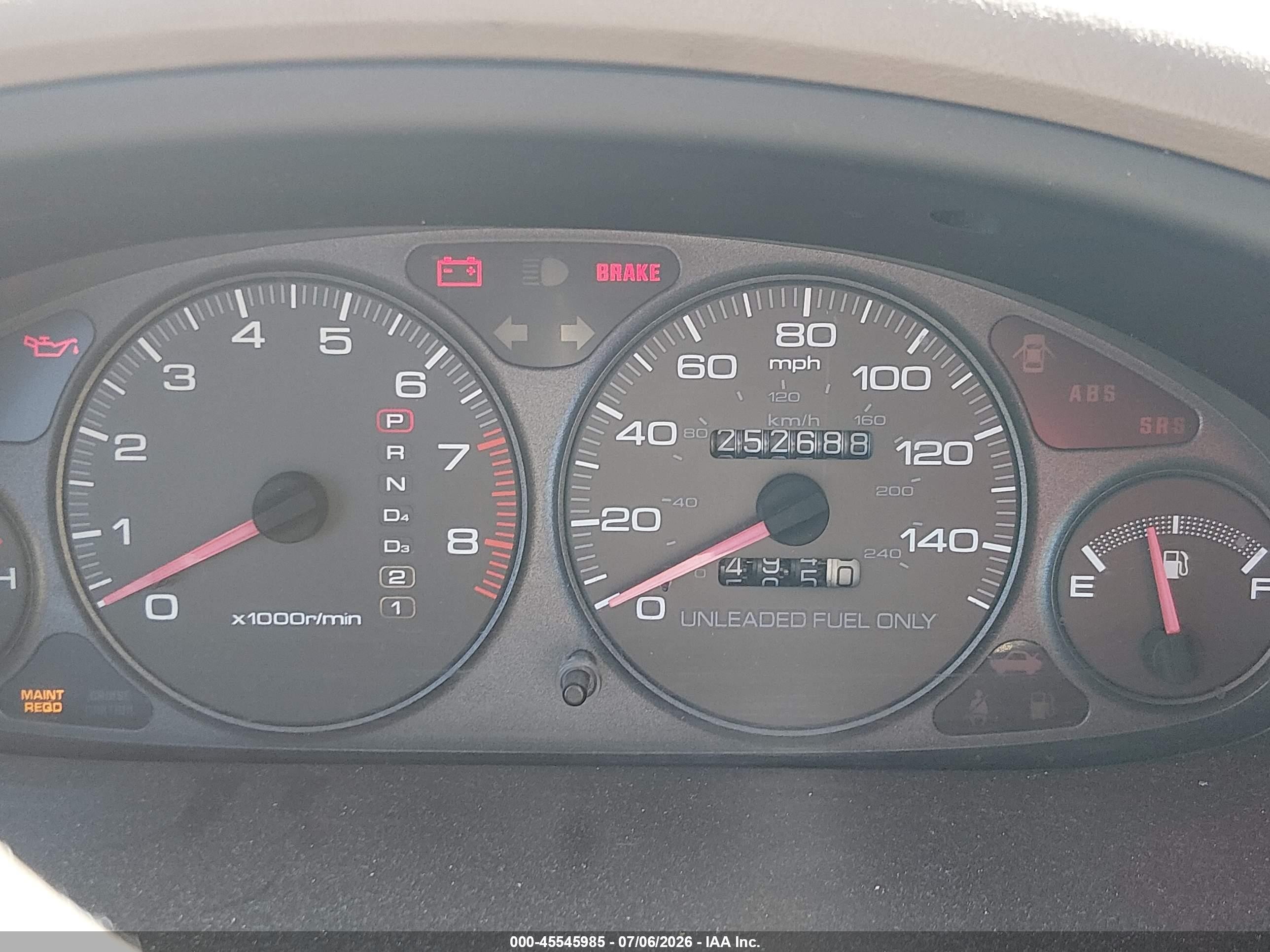 1999 Acura Integra Ls White vin: JH4DB7652XS001879