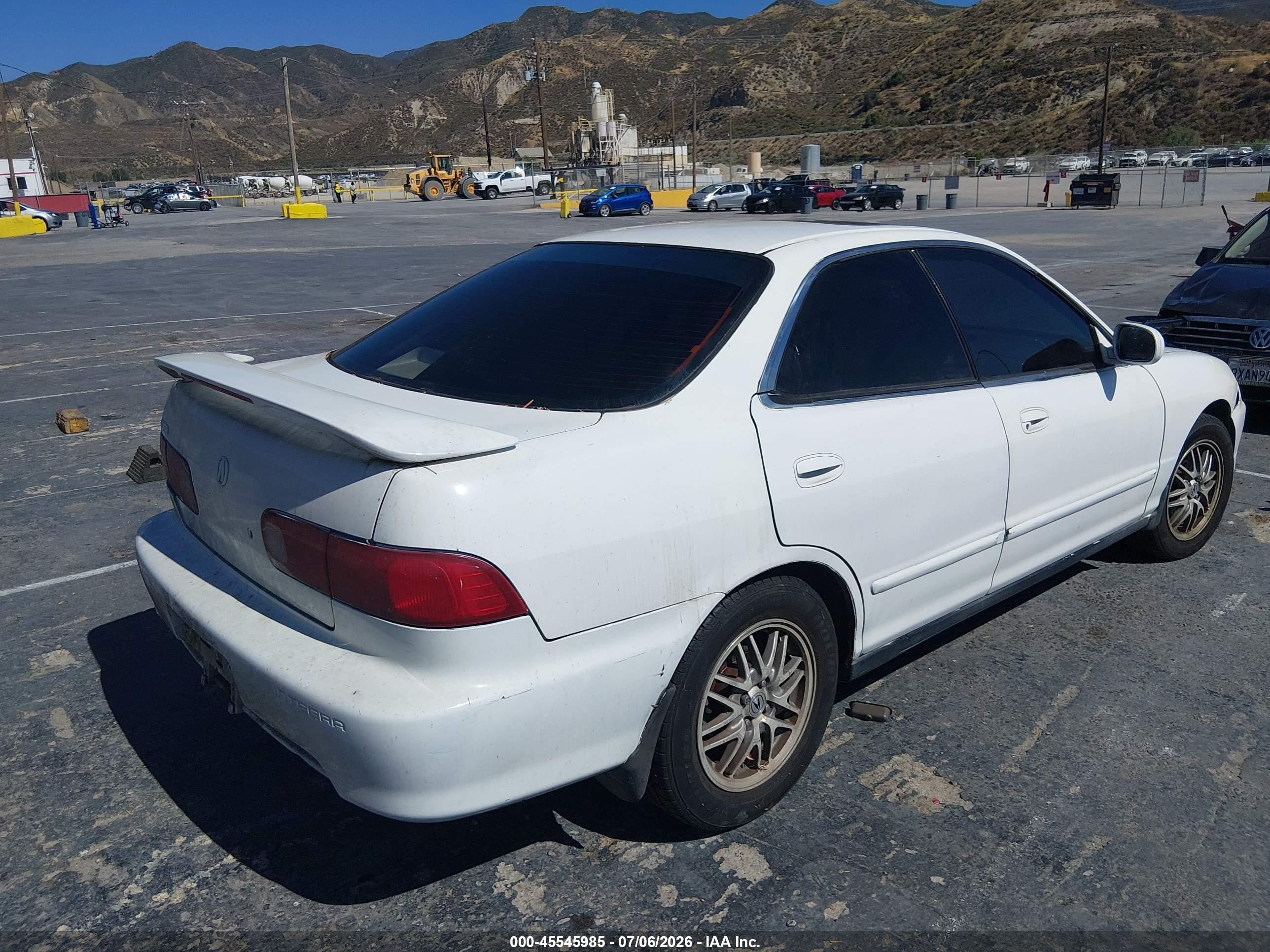 1999 Acura Integra Ls White vin: JH4DB7652XS001879