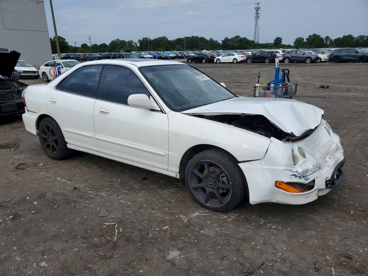 1999 Acura Integra Ls Белый vin: JH4DB7653XS002913