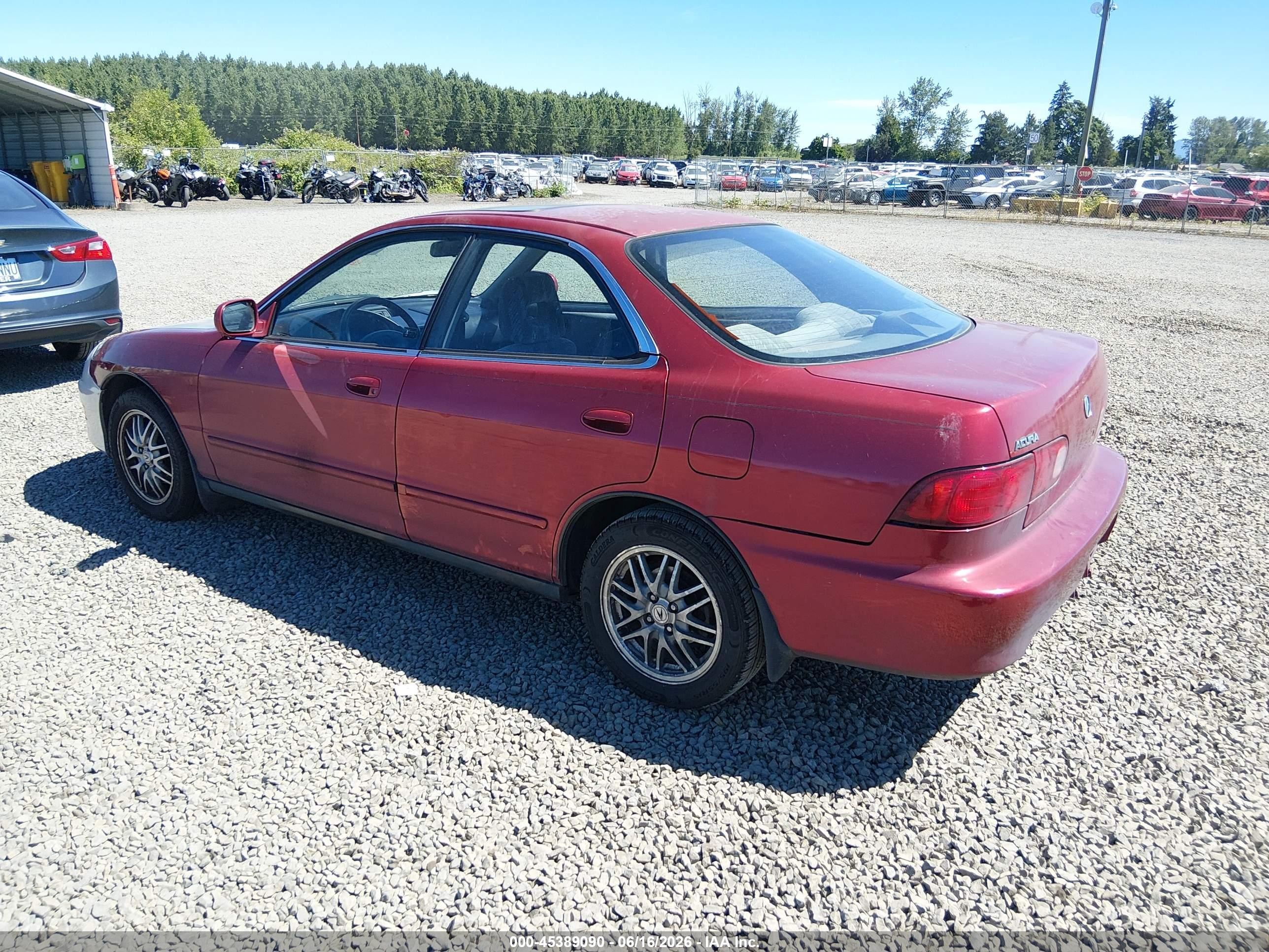 1999 Acura Integra Ls Red vin: JH4DB7654XS002497
