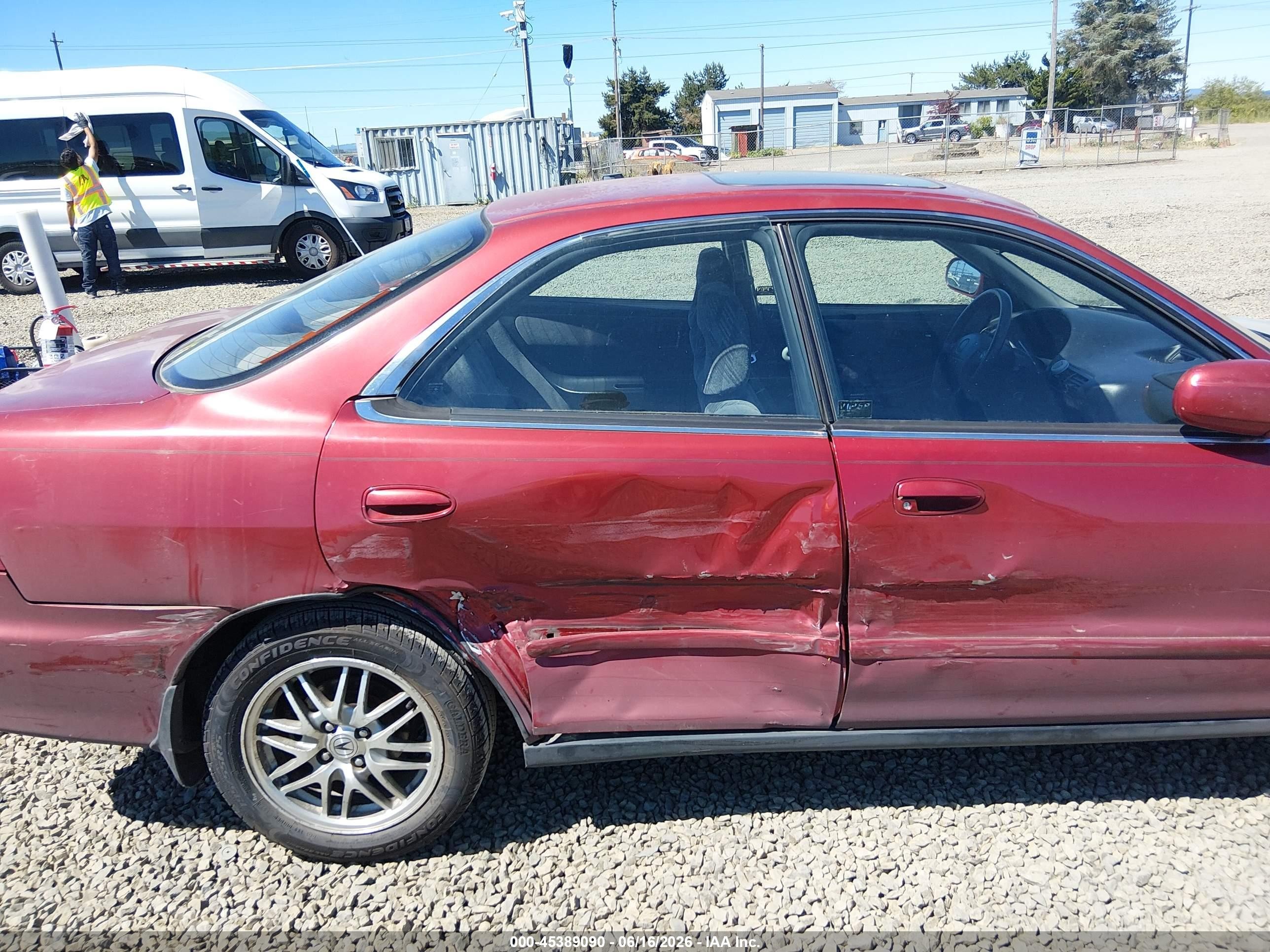 1999 Acura Integra Ls Red vin: JH4DB7654XS002497