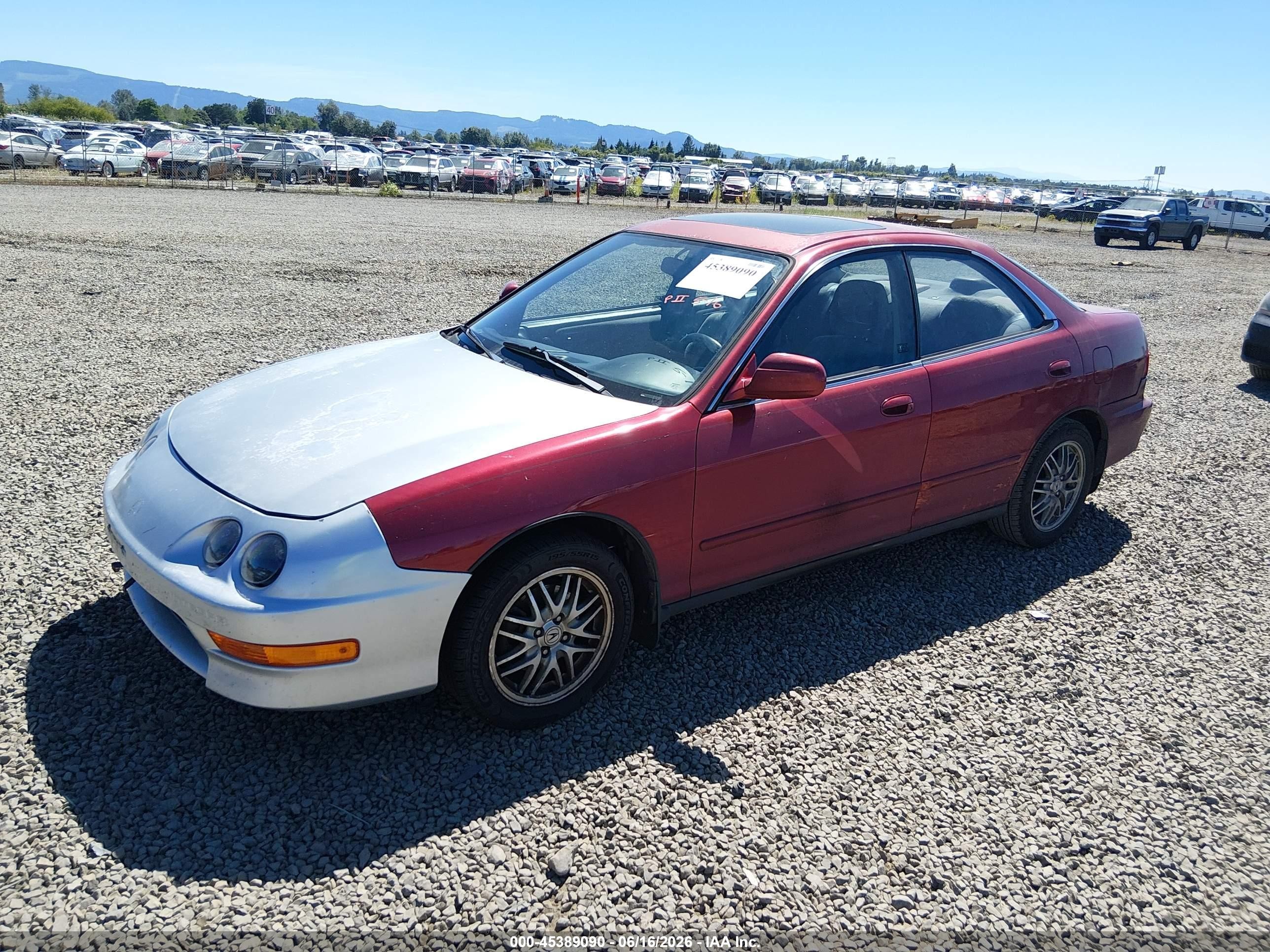 1999 Acura Integra Ls Red vin: JH4DB7654XS002497