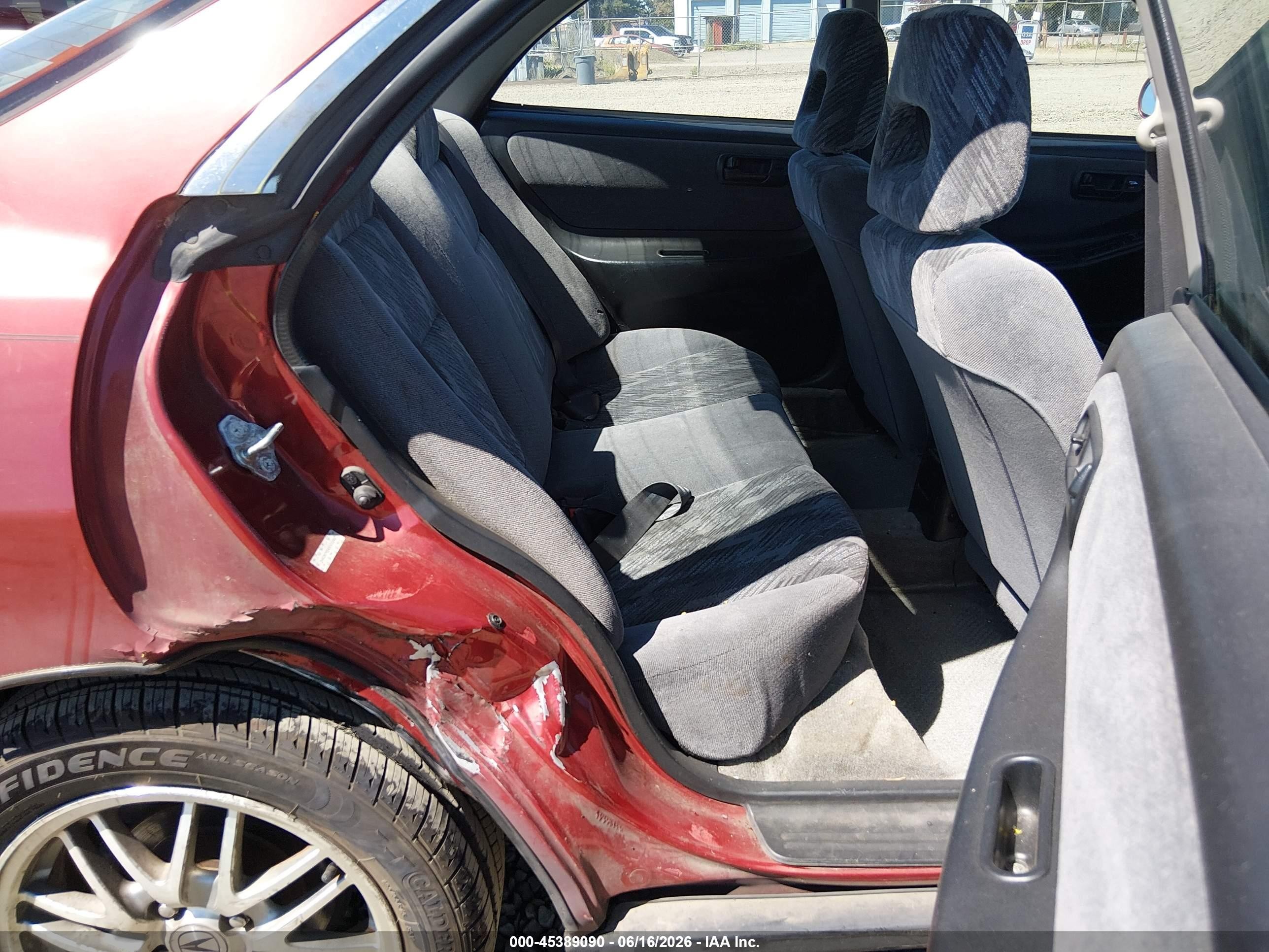 1999 Acura Integra Ls Red vin: JH4DB7654XS002497