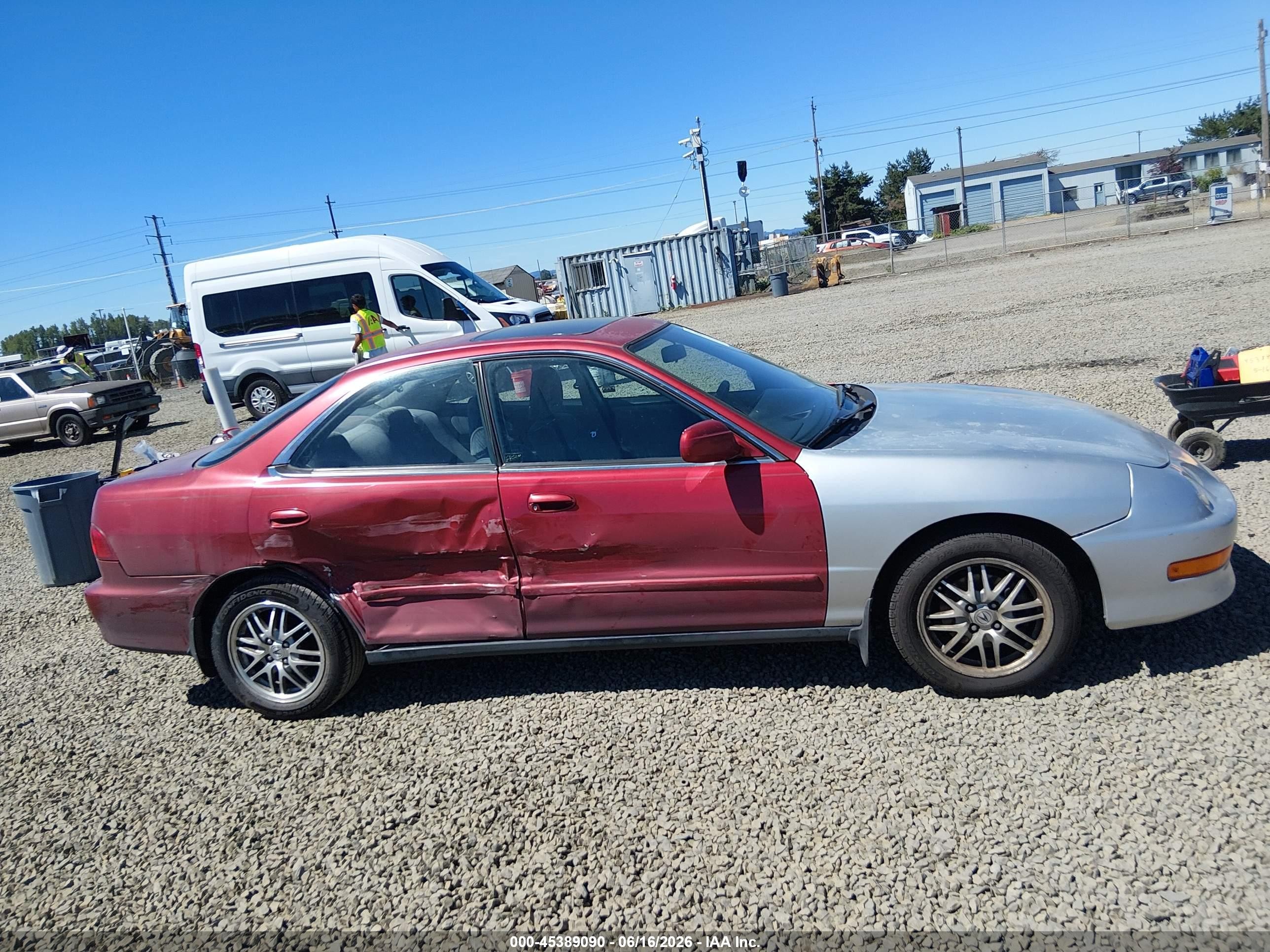 1999 Acura Integra Ls Red vin: JH4DB7654XS002497