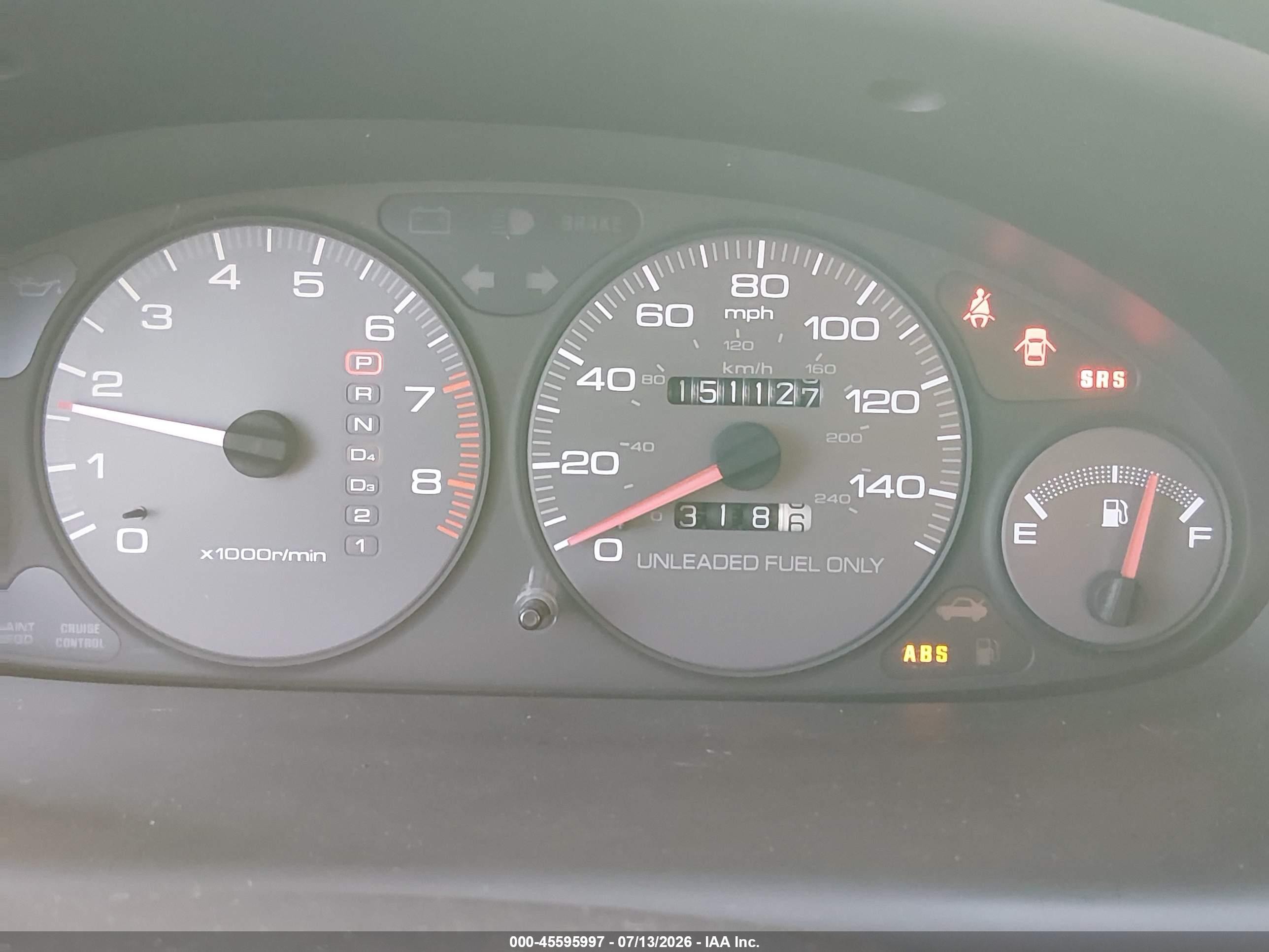 1997 Acura Integra Ls Белый vin: JH4DB7655VS004661