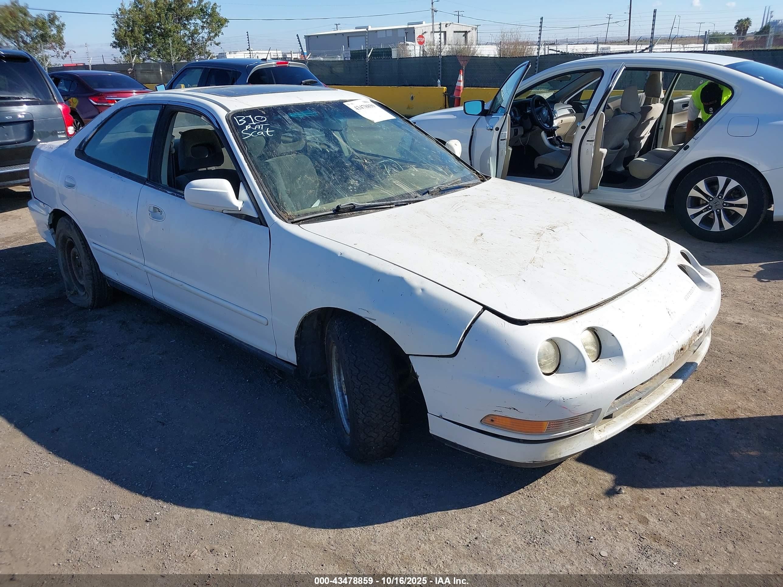 1997 Acura Integra Ls Белый vin: JH4DB7656VS000554