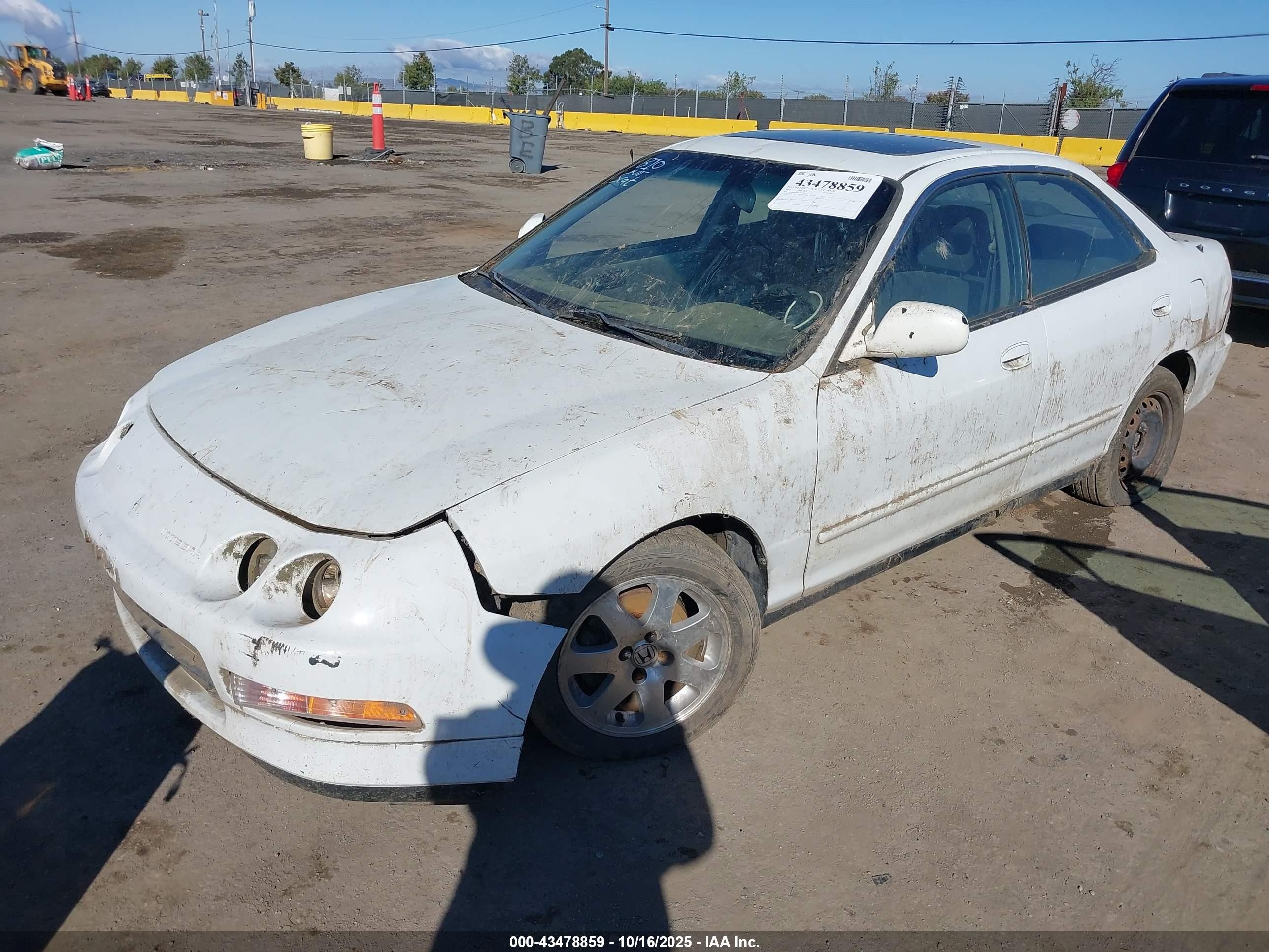 1997 Acura Integra Ls White vin: JH4DB7656VS000554