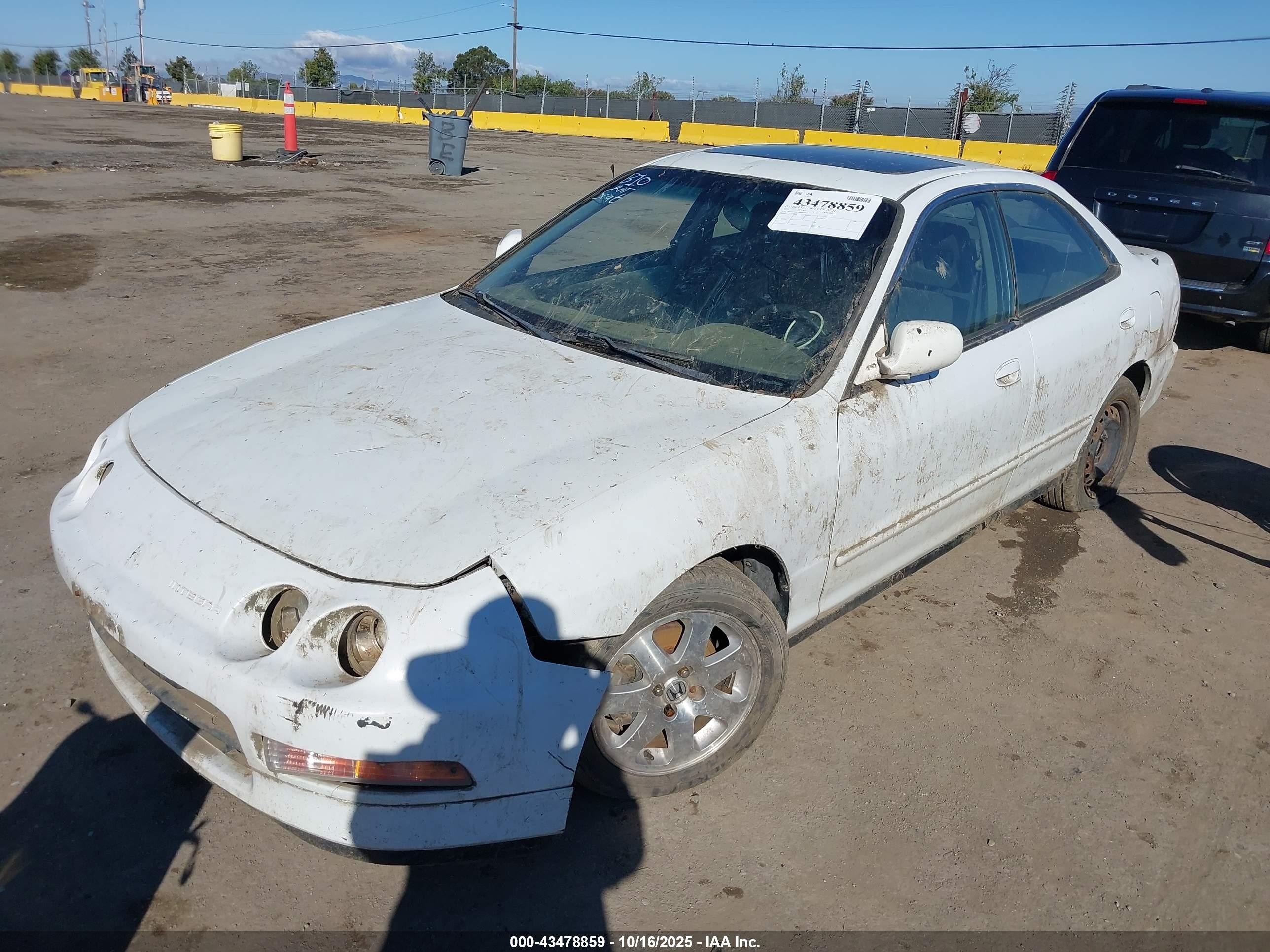 1997 Acura Integra Ls White vin: JH4DB7656VS000554