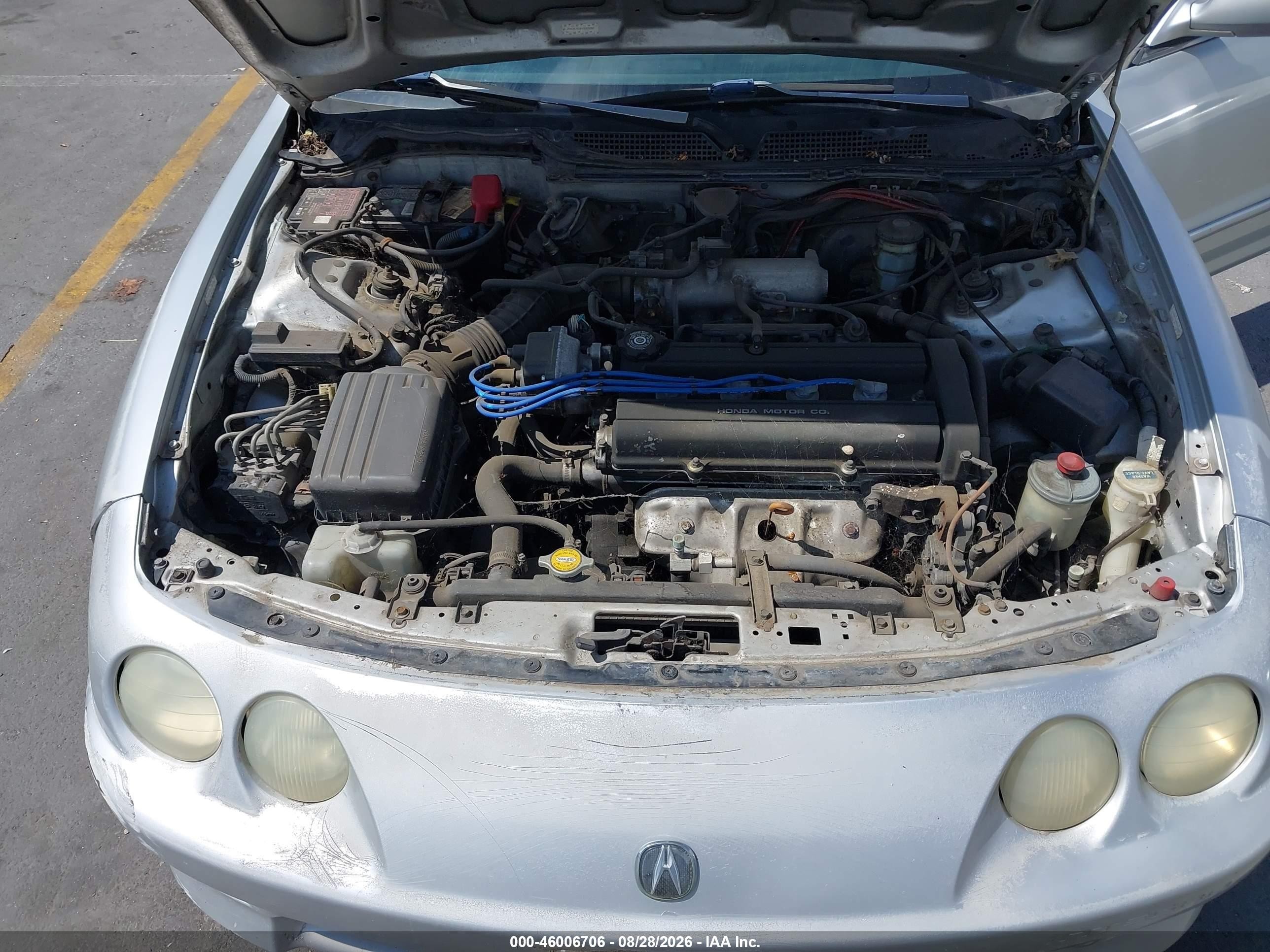 2000 Acura Integra Ls Silver vin: JH4DB7656YS003393