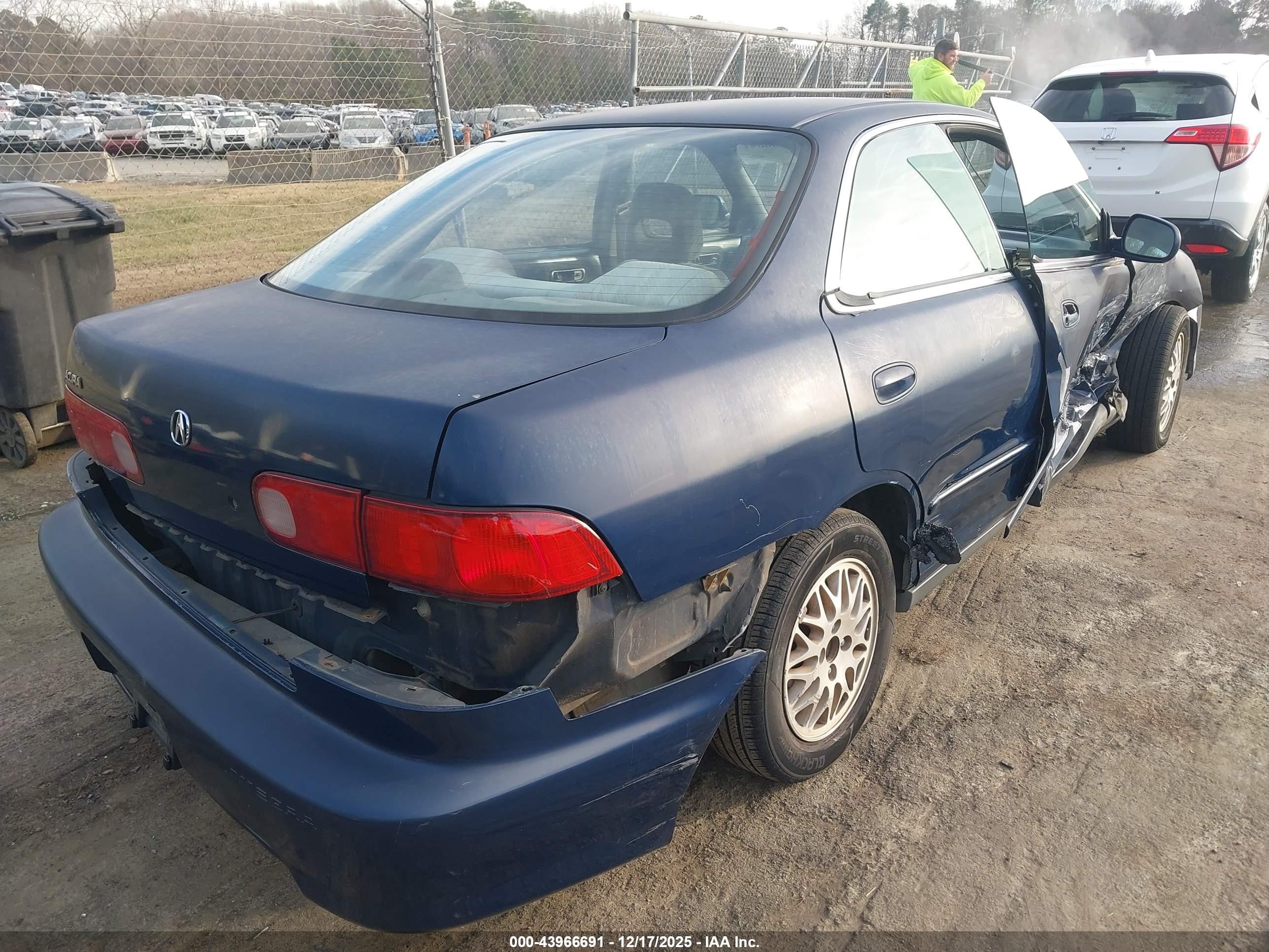 1998 Acura Integra Ls Blue vin: JH4DB7657WS000161