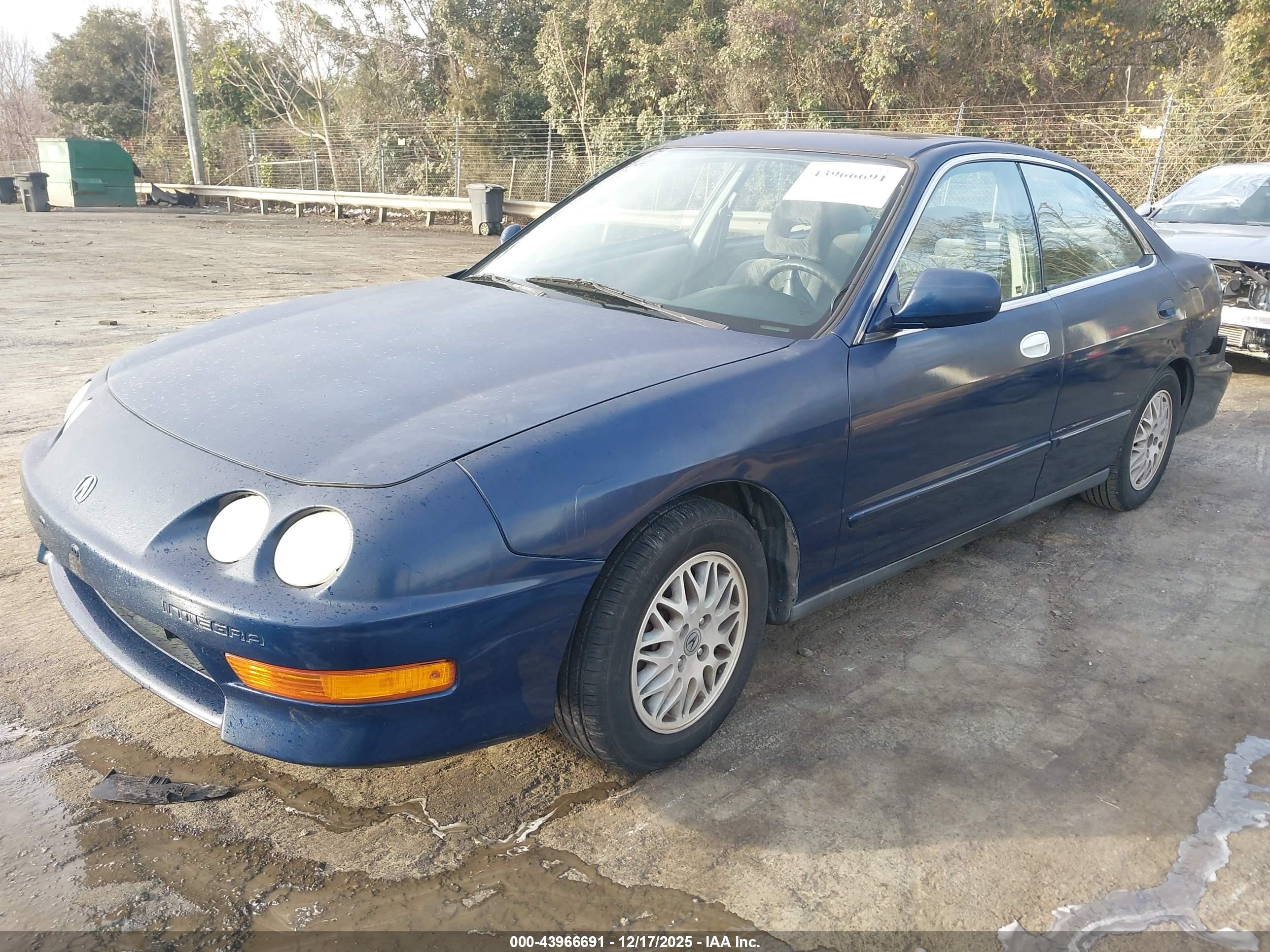 1998 Acura Integra Ls Blue vin: JH4DB7657WS000161