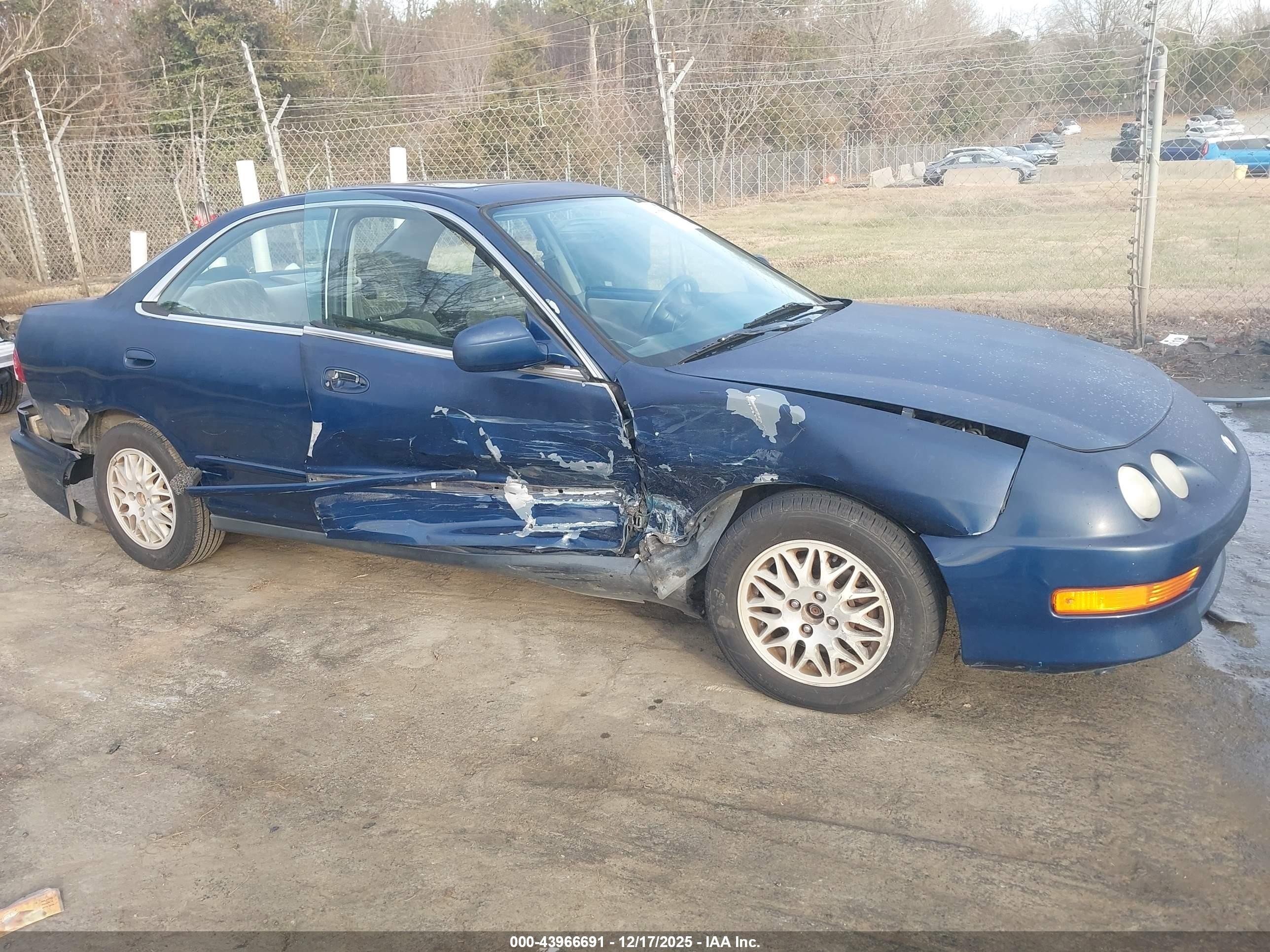 1998 Acura Integra Ls Blue vin: JH4DB7657WS000161