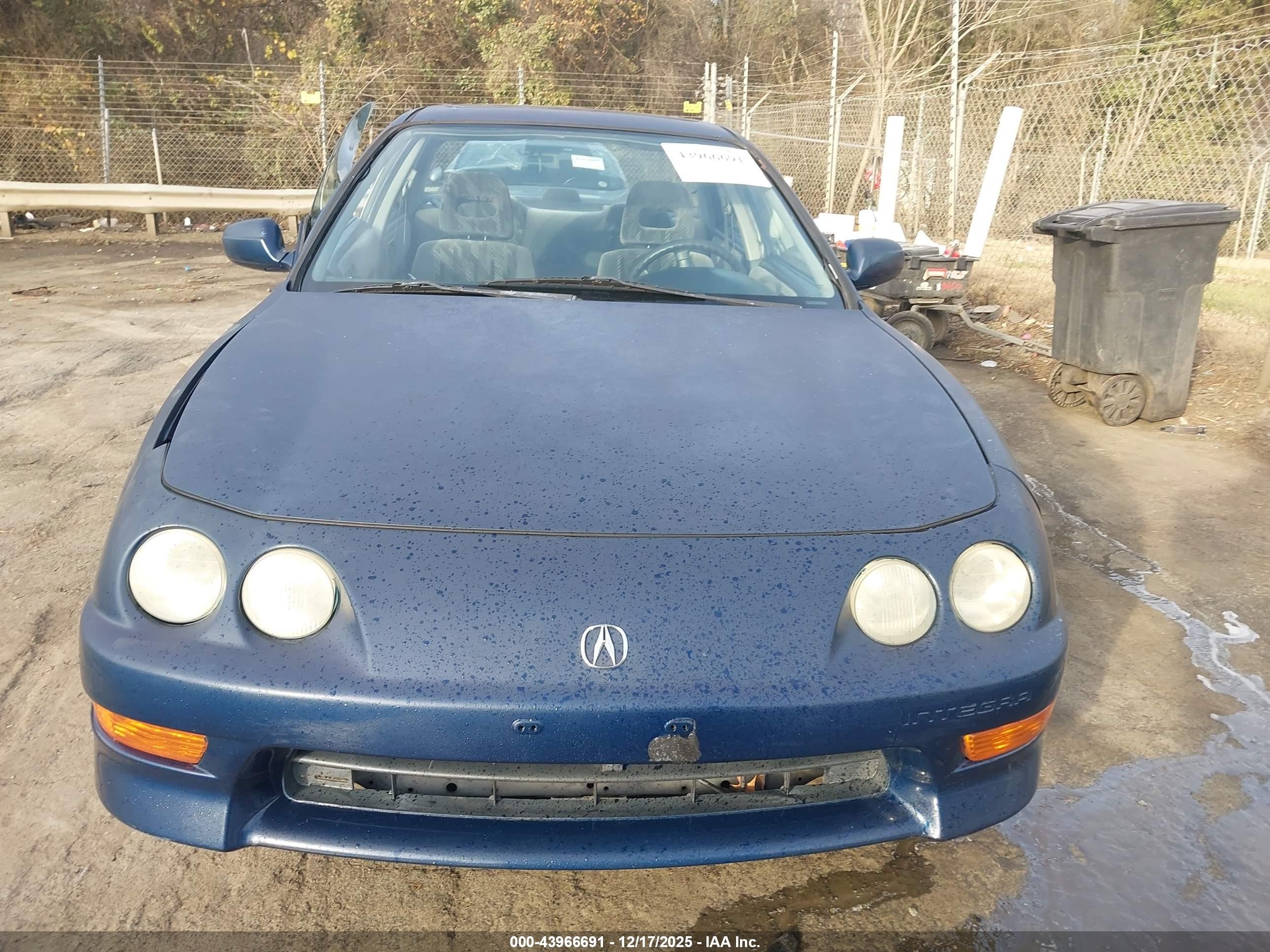 1998 Acura Integra Ls Blue vin: JH4DB7657WS000161