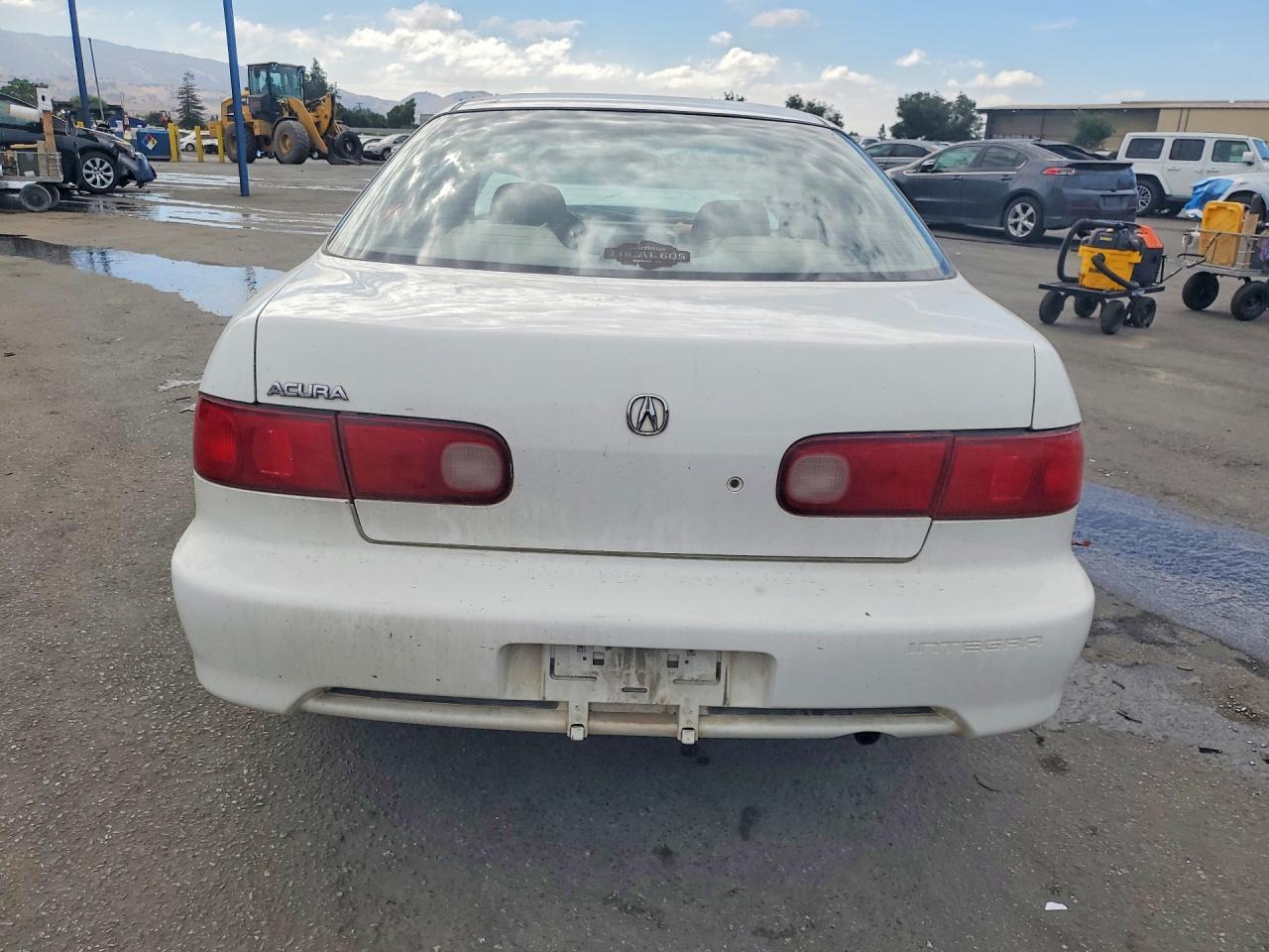 1999 Acura Integra Ls White vin: JH4DB7657XS000890