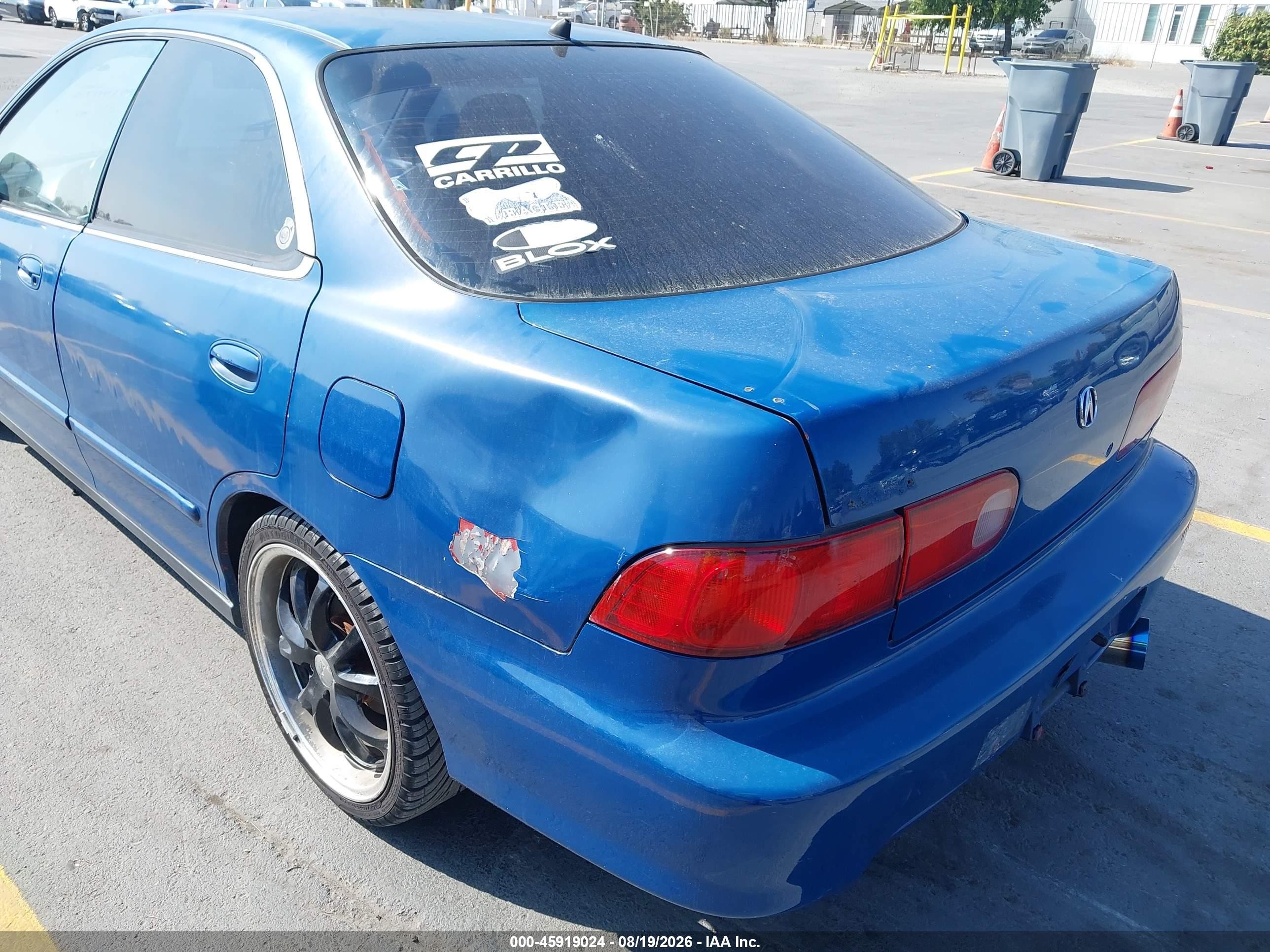 1999 Acura Integra Ls Blue vin: JH4DB7659XS003659