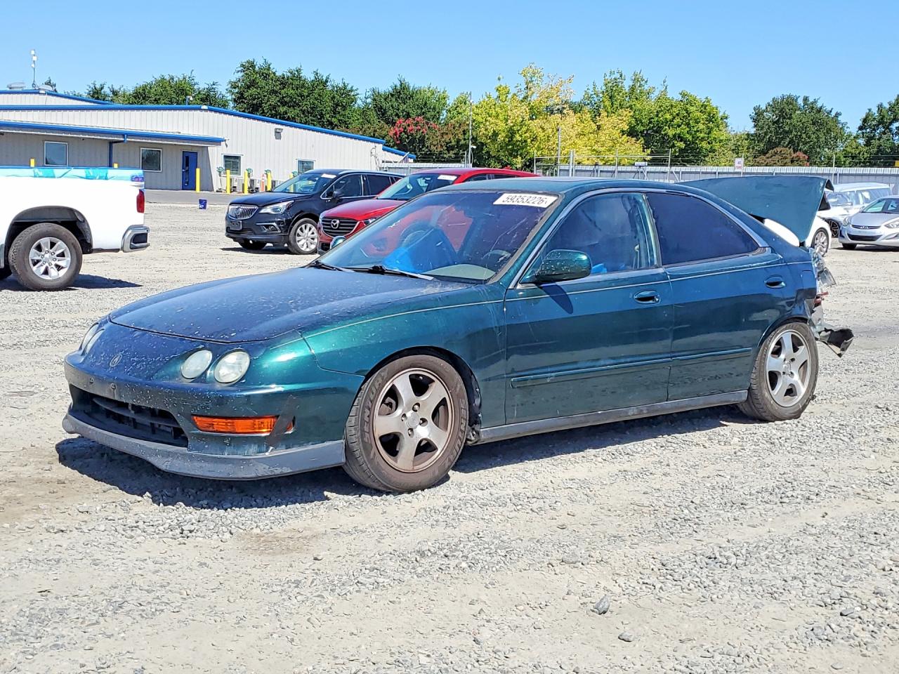 2000 Acura Integra Gs Green vin: JH4DB7662YS002914