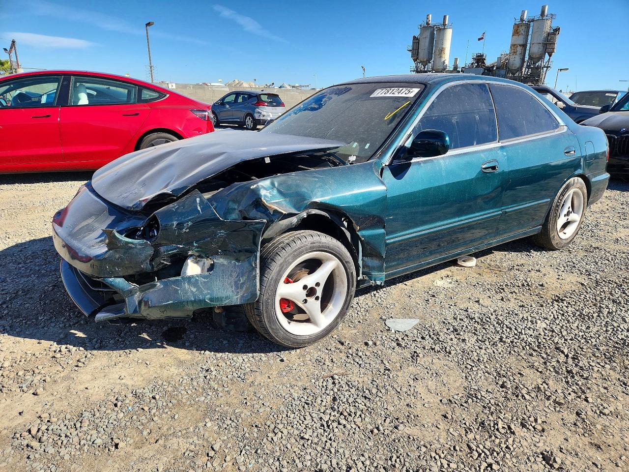 1998 Acura Integra Gs Teal vin: JH4DB7663WS006760