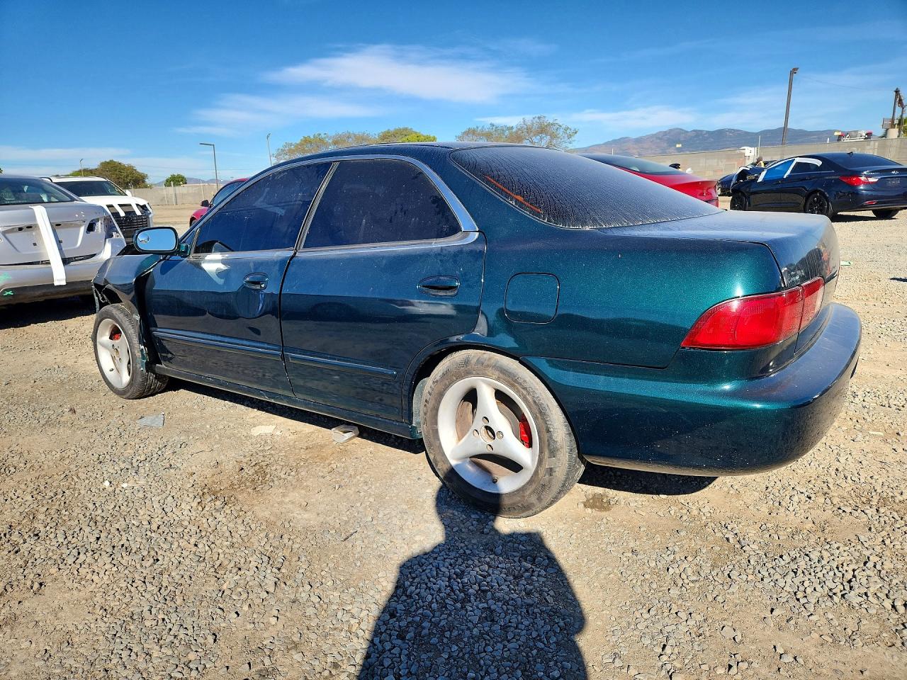 1998 Acura Integra Gs Teal vin: JH4DB7663WS006760