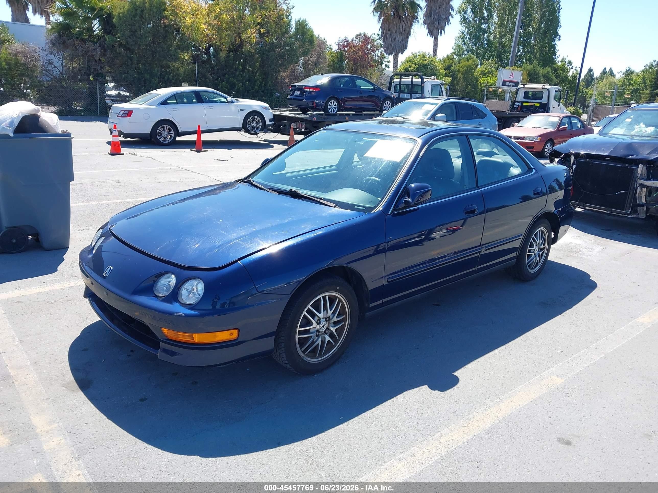 1998 Acura Integra Gs Blue vin: JH4DB7669WS005435