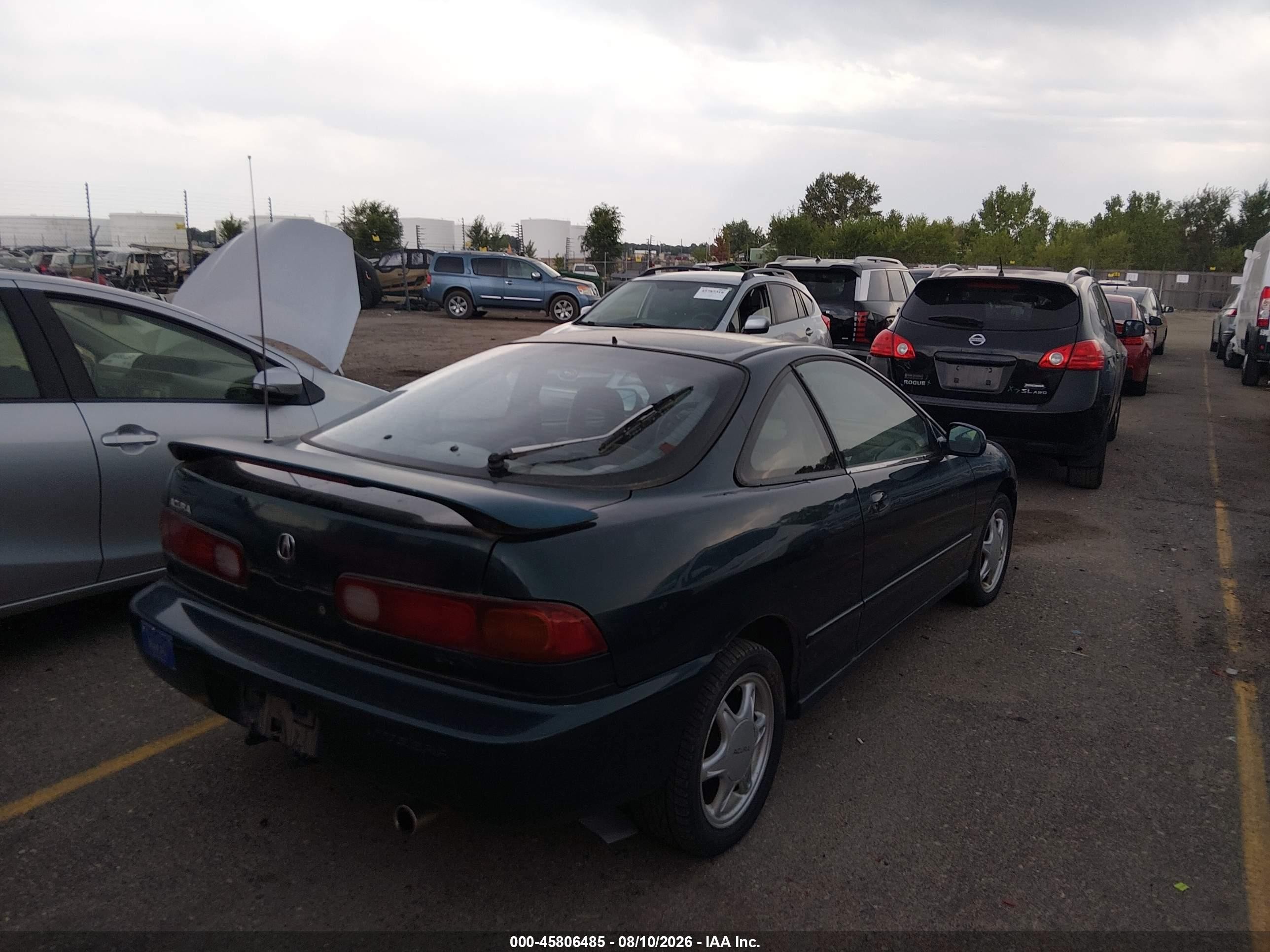 1996 Acura Integra Gsr Зеленый vin: JH4DC2384TS000631