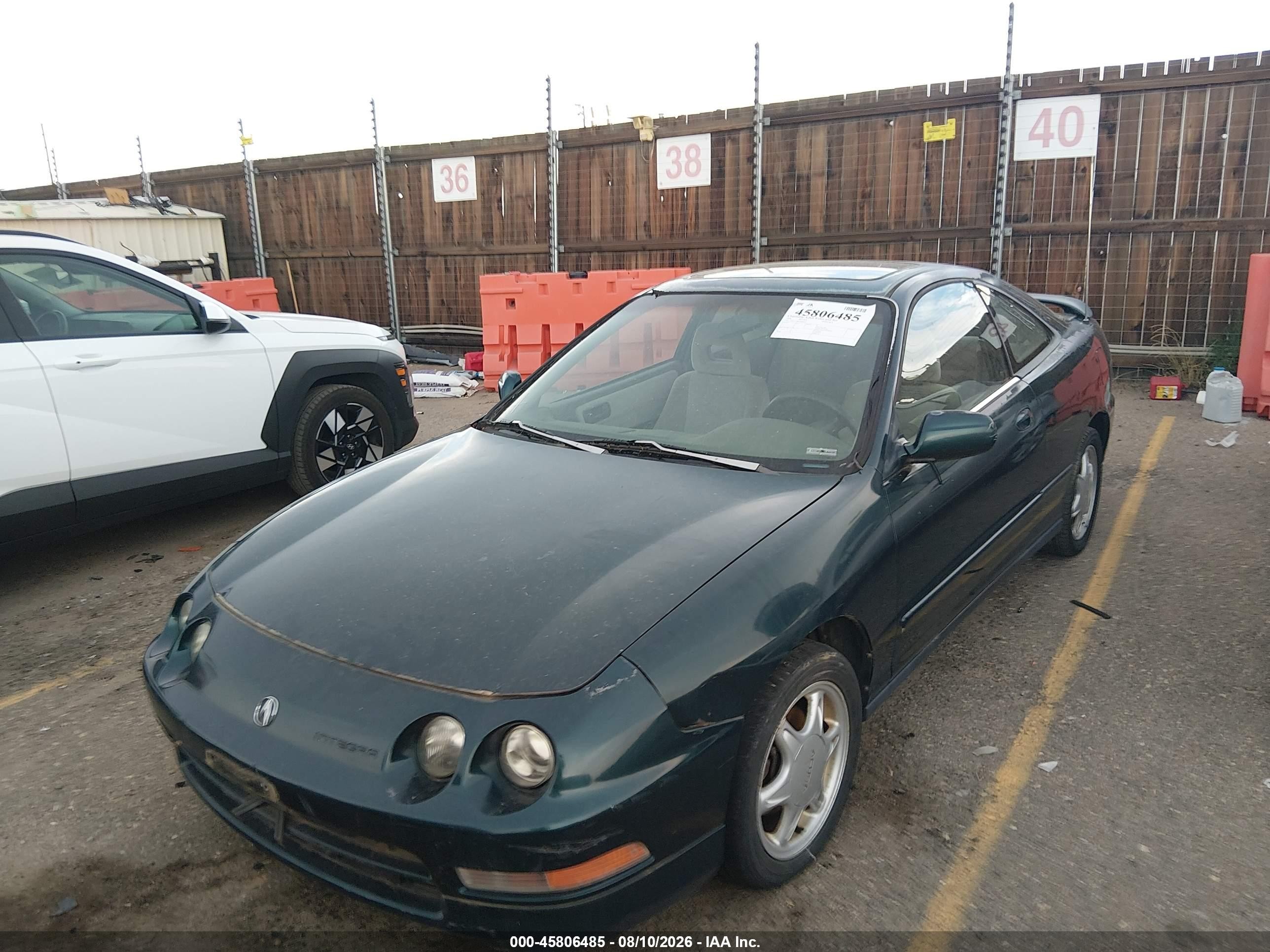 1996 Acura Integra Gsr Зеленый vin: JH4DC2384TS000631