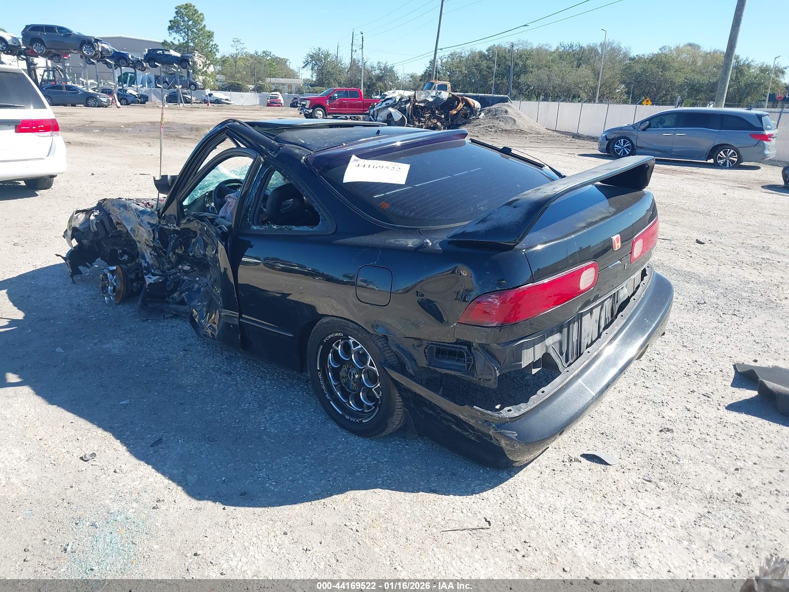 1998 Acura Integra Gs-r Black vin: JH4DC2385WS001677
