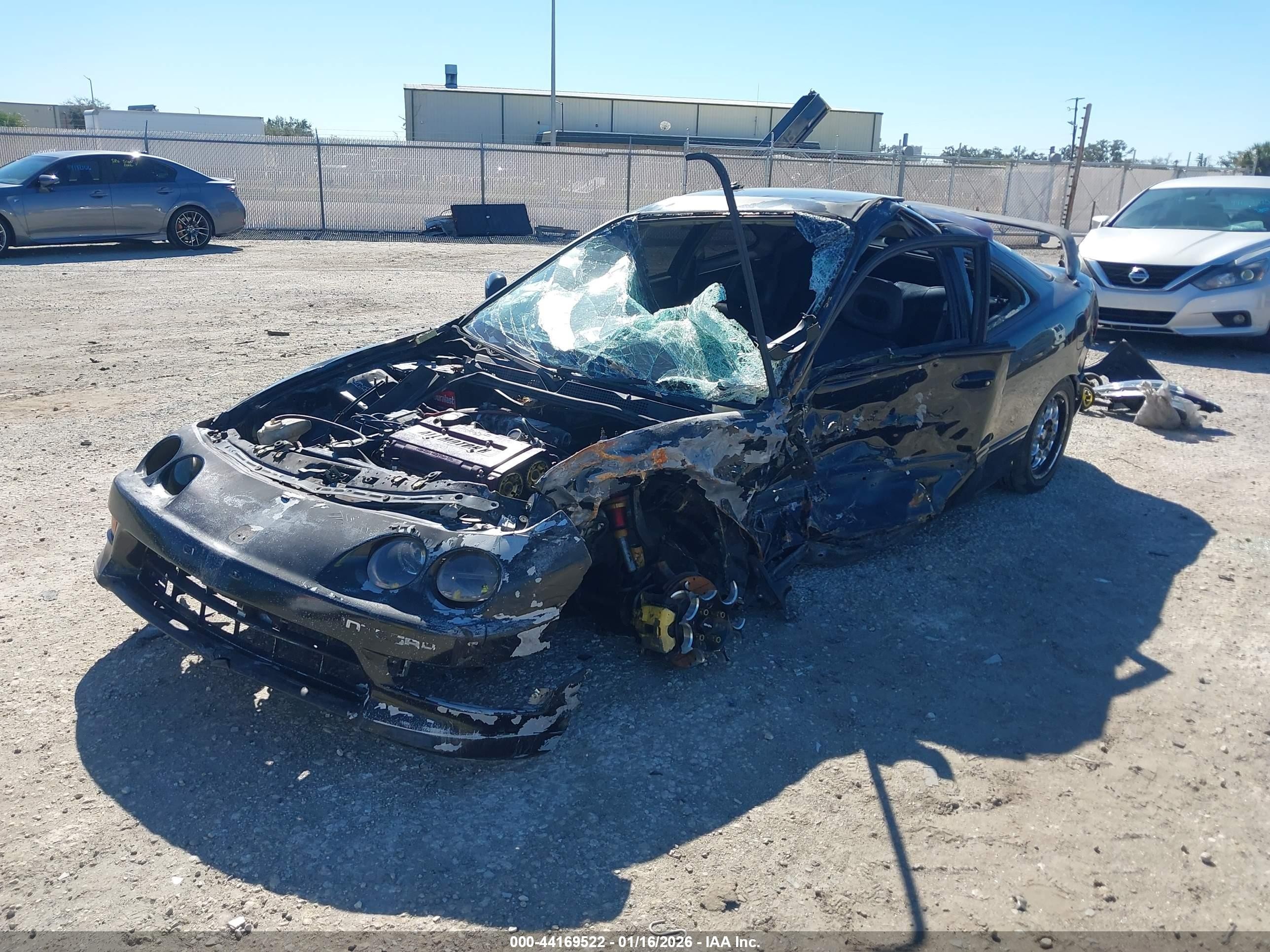 1998 Acura Integra Gs-r Black vin: JH4DC2385WS001677