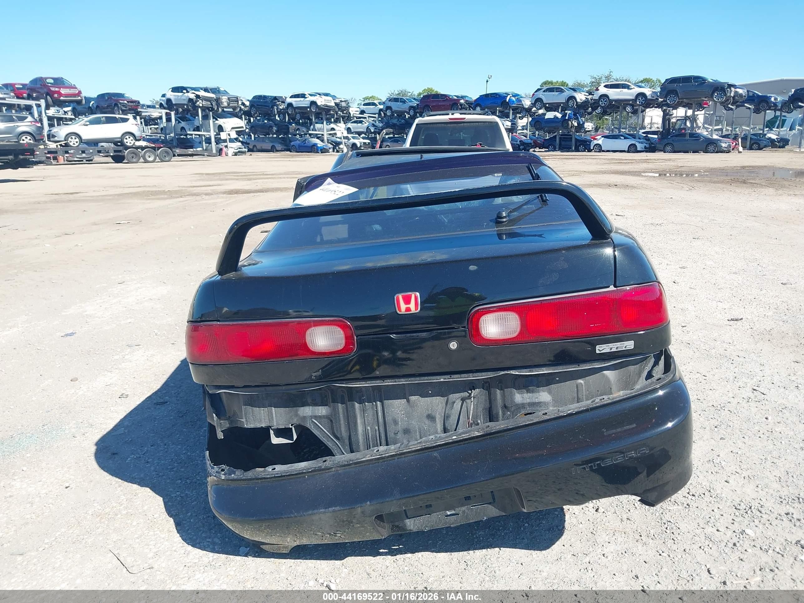 1998 Acura Integra Gs-r Black vin: JH4DC2385WS001677