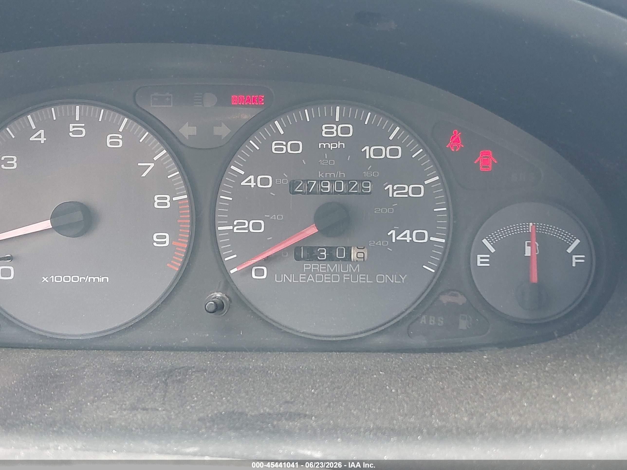 1996 Acura Integra Gsr Black vin: JH4DC2386TS000579