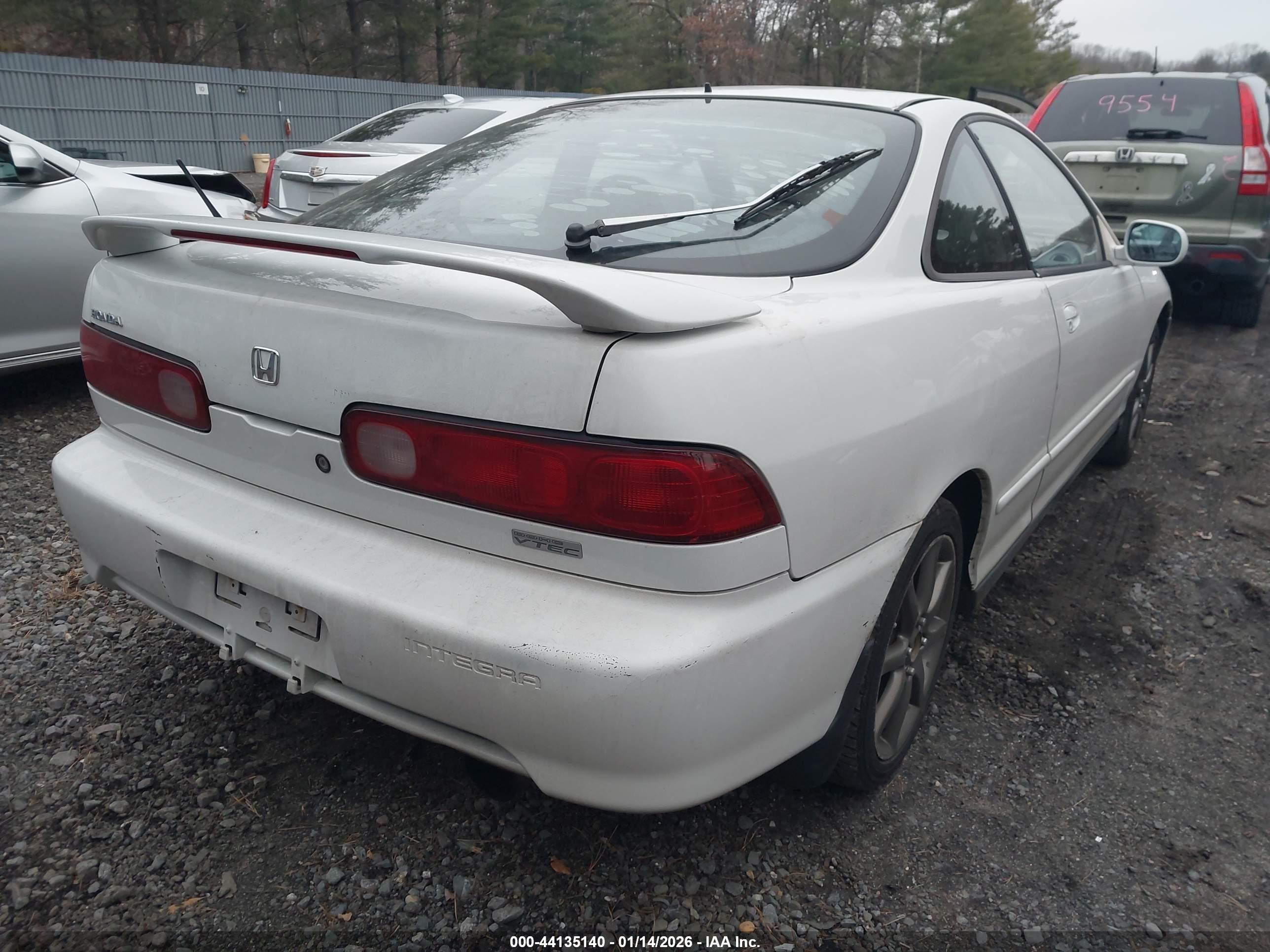 1998 Acura Integra Gs-r White vin: JH4DC2389WS000869