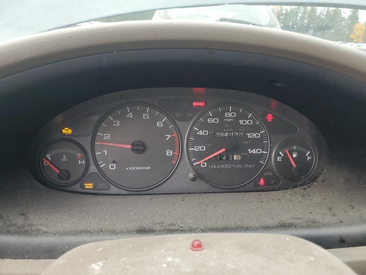 1998 Acura Integra Ls Green vin: JH4DC4350WS020672