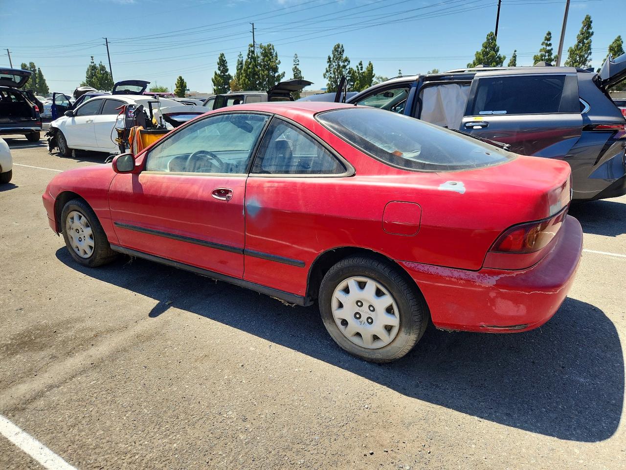 1995 Acura Integra Ls Red vin: JH4DC4354SS039901