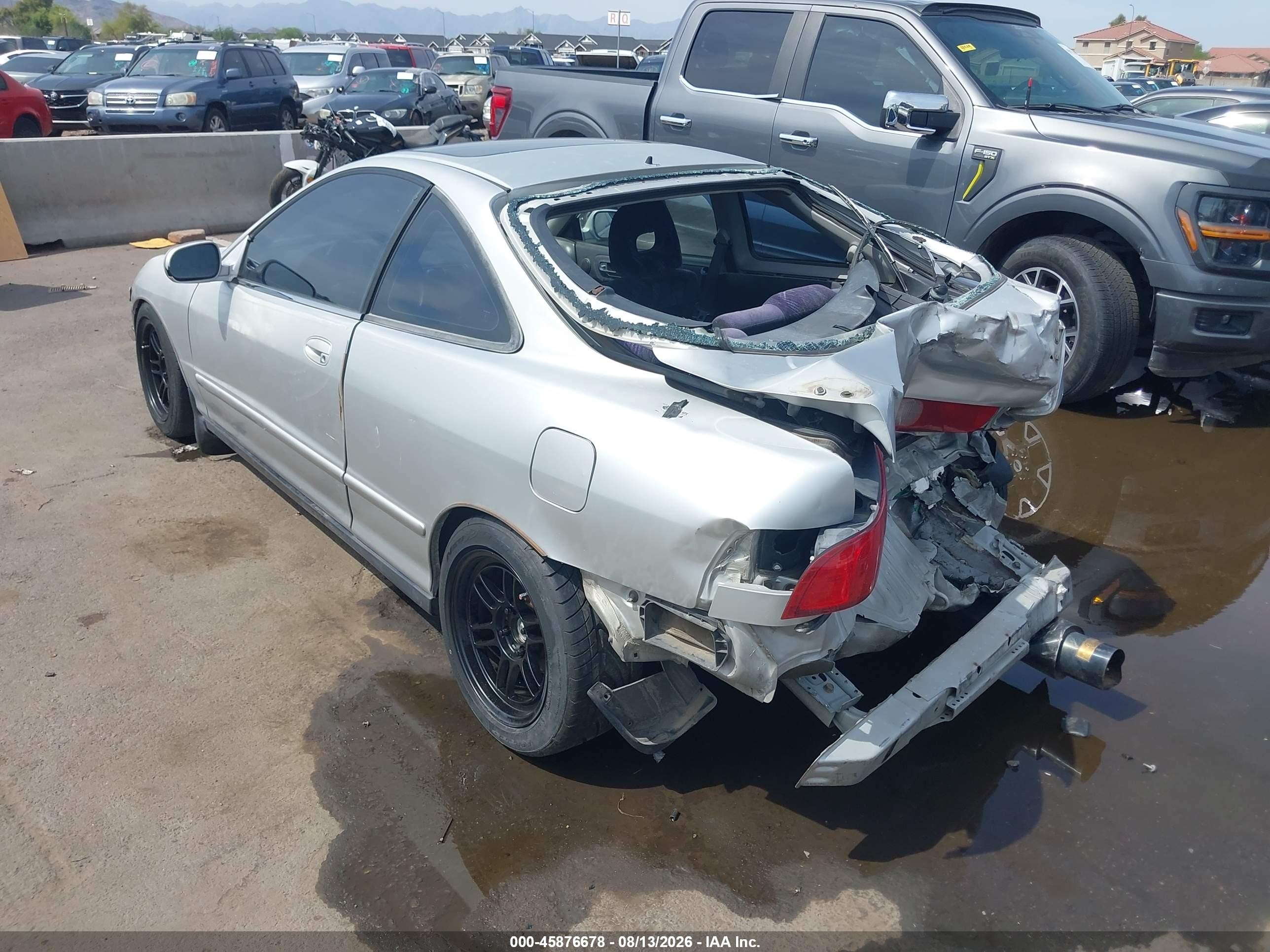 2000 Acura Integra Ls Silver vin: JH4DC4354YS002758
