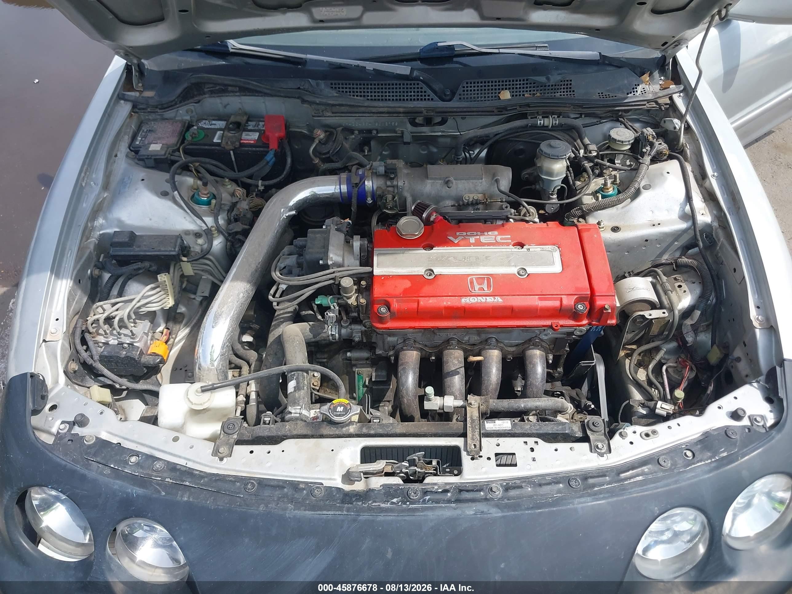 2000 Acura Integra Ls Silver vin: JH4DC4354YS002758